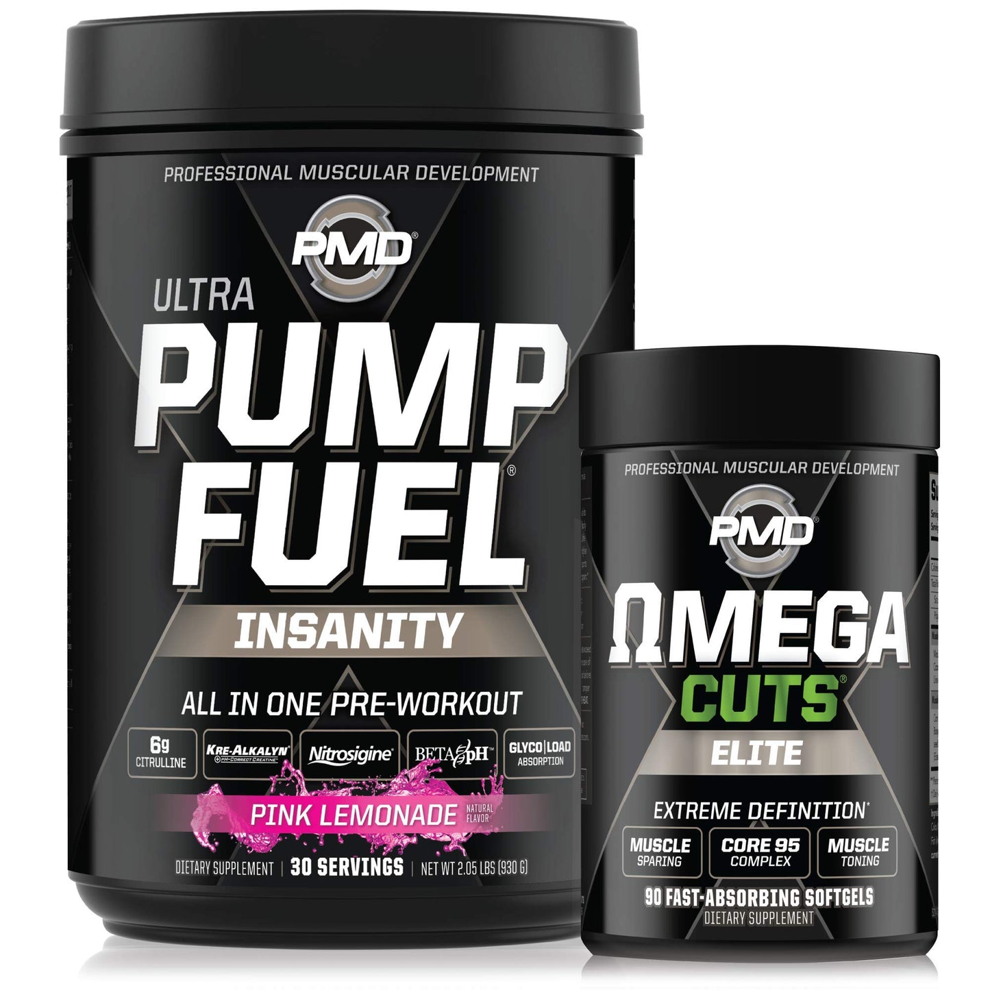 PMD Omega Cuts Elite Thermogenic Fat Burner Softgels 90