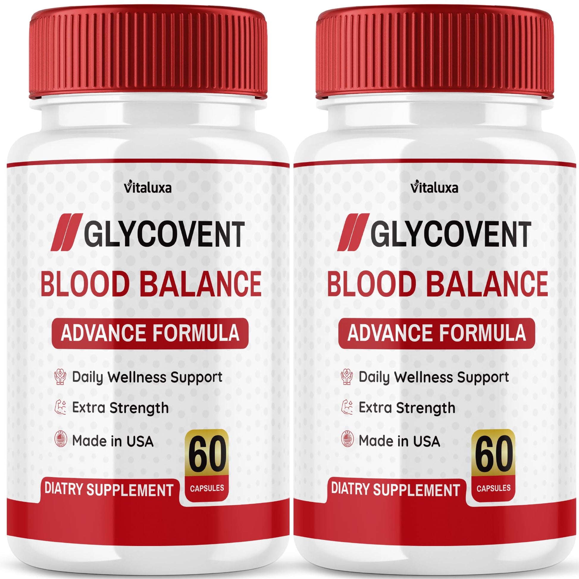 Vitaluxa GlycoVent Blood Balance Capsule 120 Count