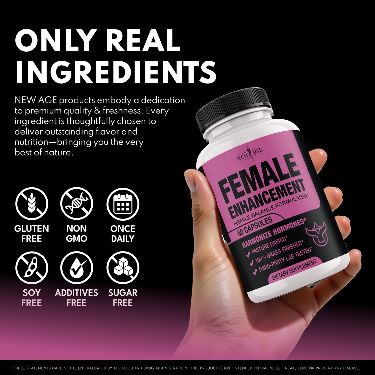 NEW AGE Beef Organ Supplement for Women 120 Capsules