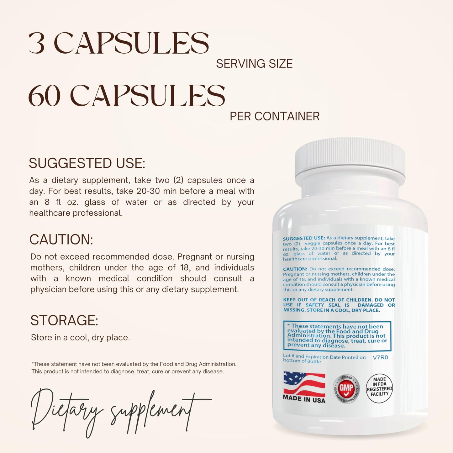 HAPPY MILLIONS Prostate Support Capsules 60 Count