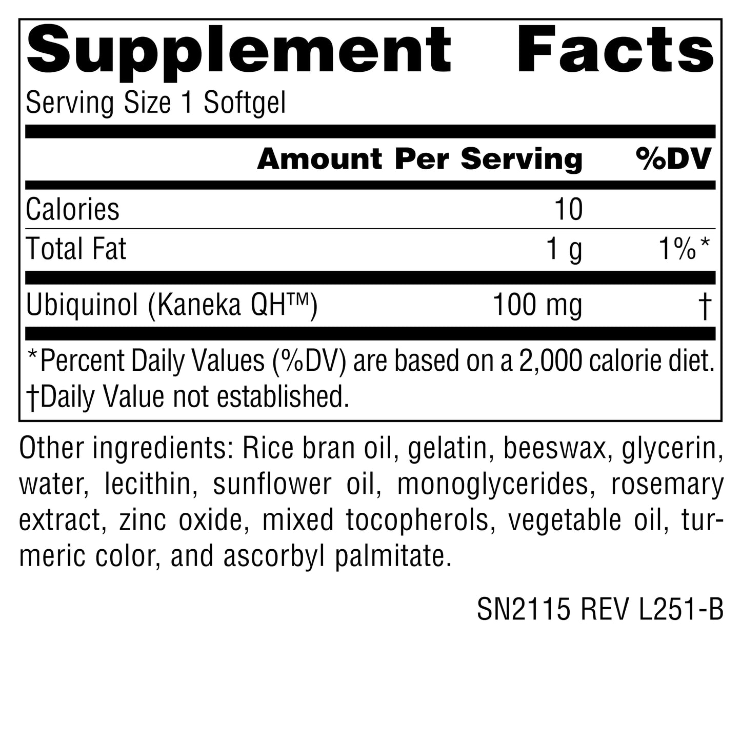 Source Naturals Ubiquinol CoQH 100mg Softgels, 30 Count