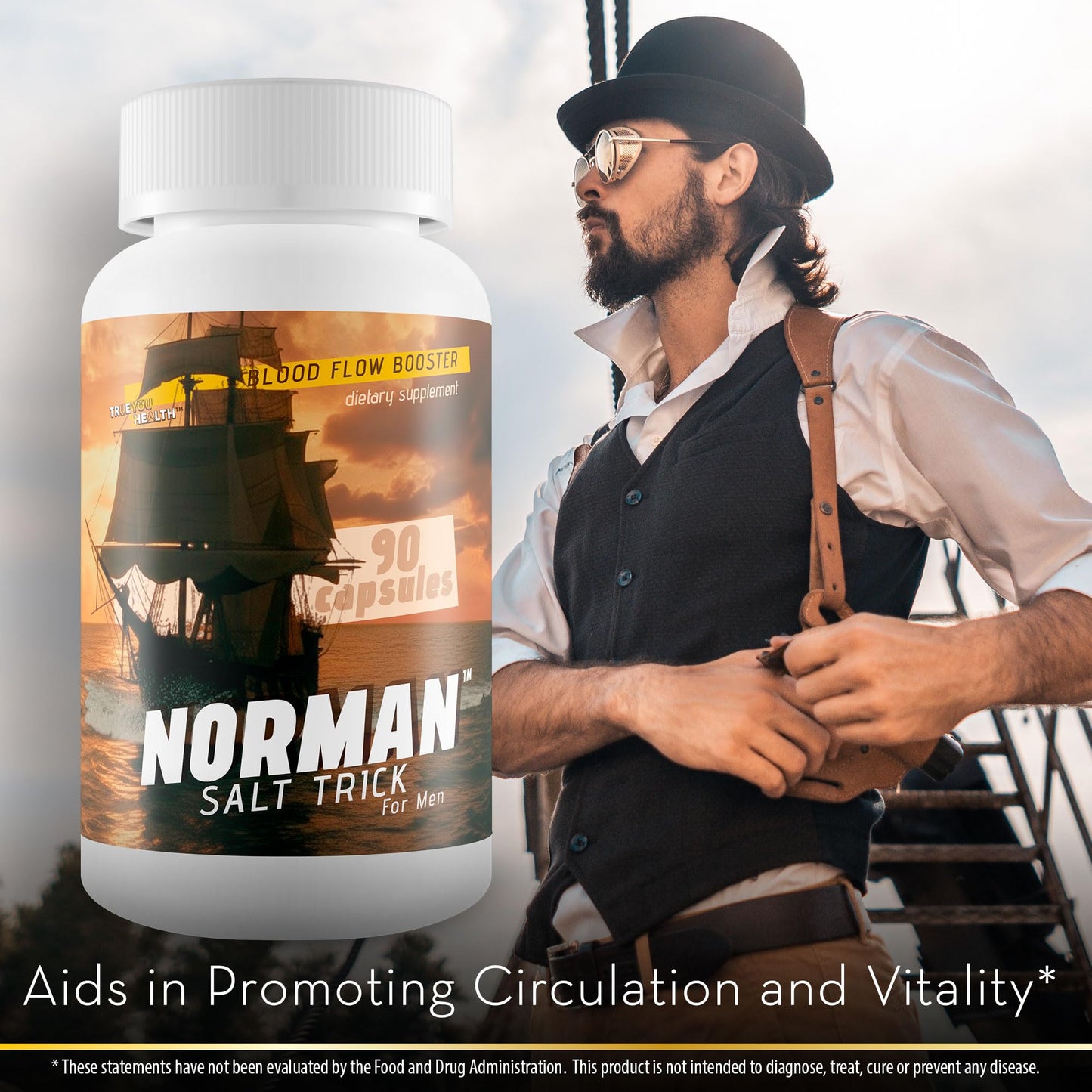 True You Health Norman Salt Trick Capsule 90 Count