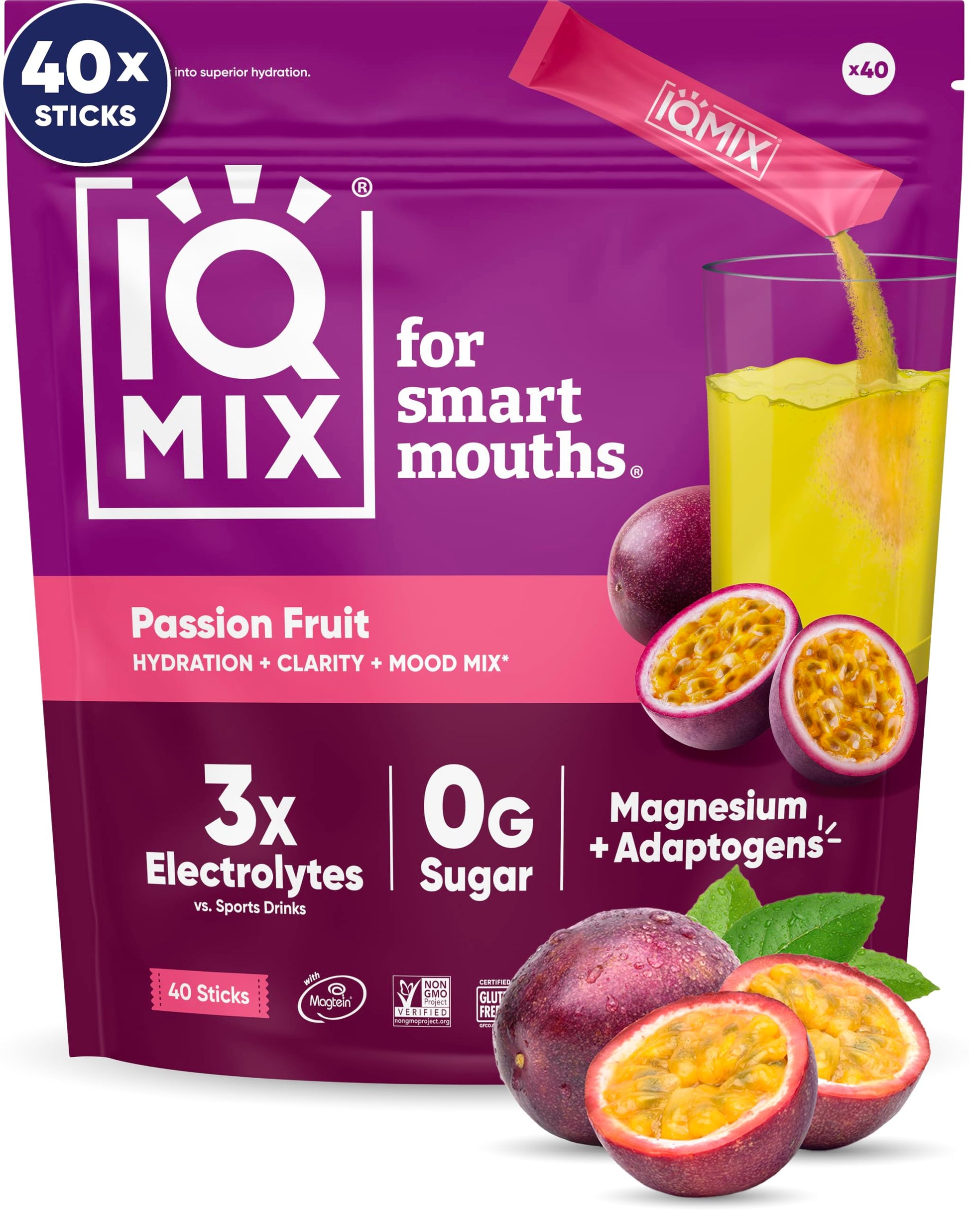 IQBAR IQMIX Electrolyte Powder Capsules 40 Count
