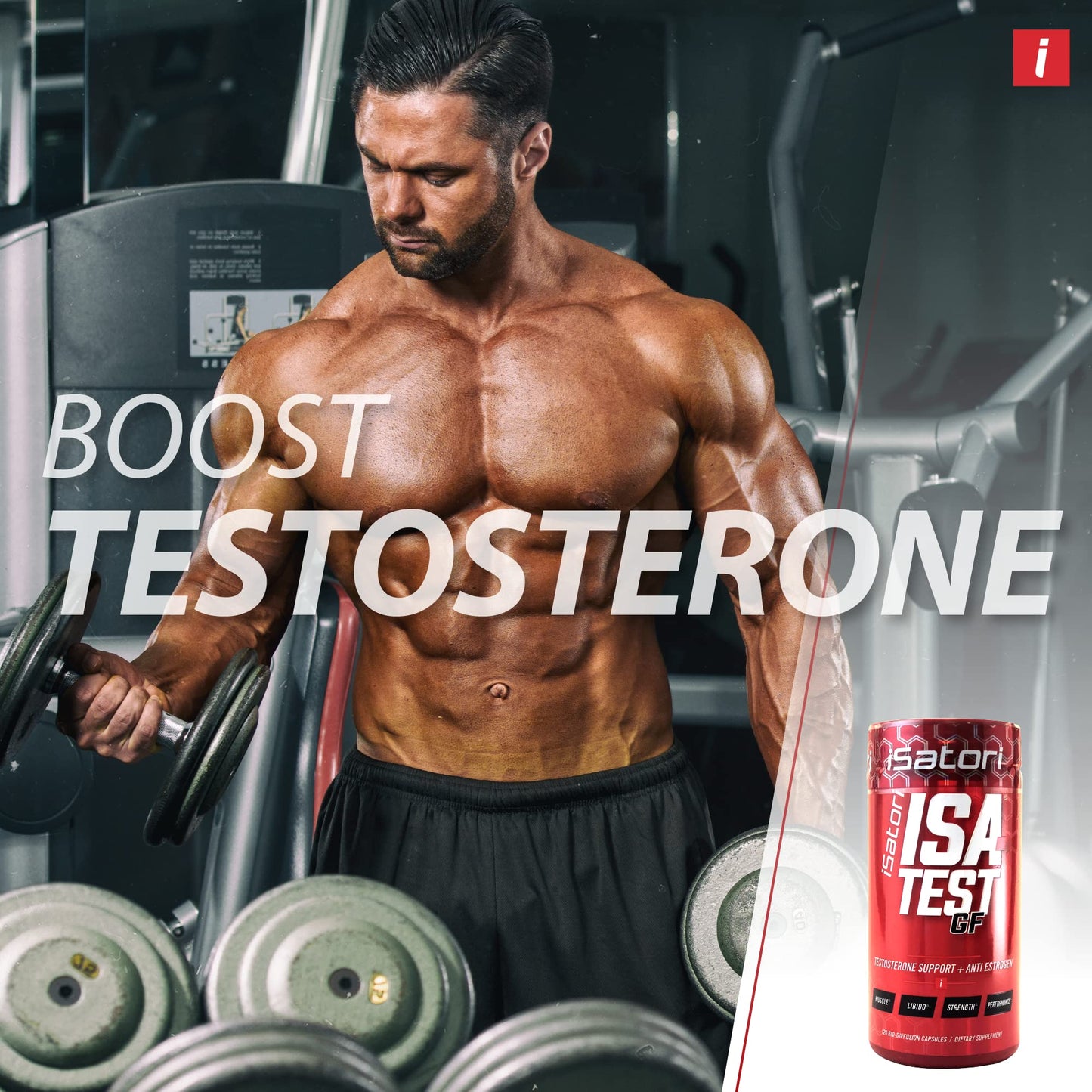 iSatori ISA-Test GF High Performance Capsules, 120