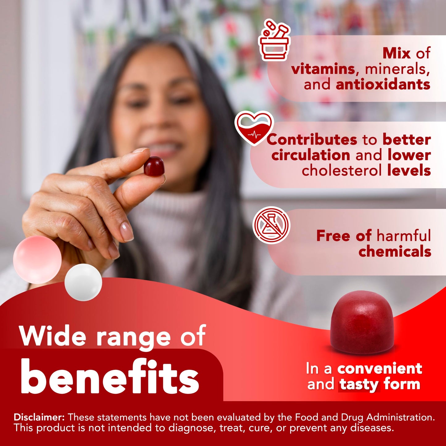 VITAMIZED Extreme Beetroot Formula & COQ10 100mg with Grape Seed Extract Gummies 60 Count