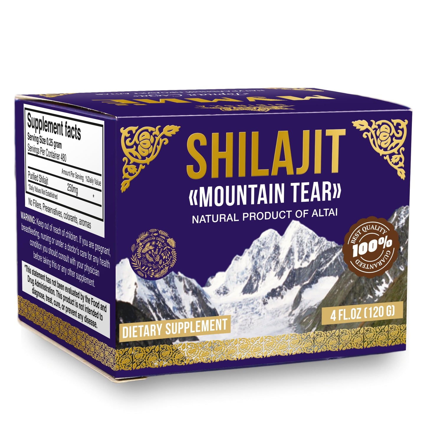 AltaiBioProekt Shilajit Mountain Tear 100g Powder 3.53