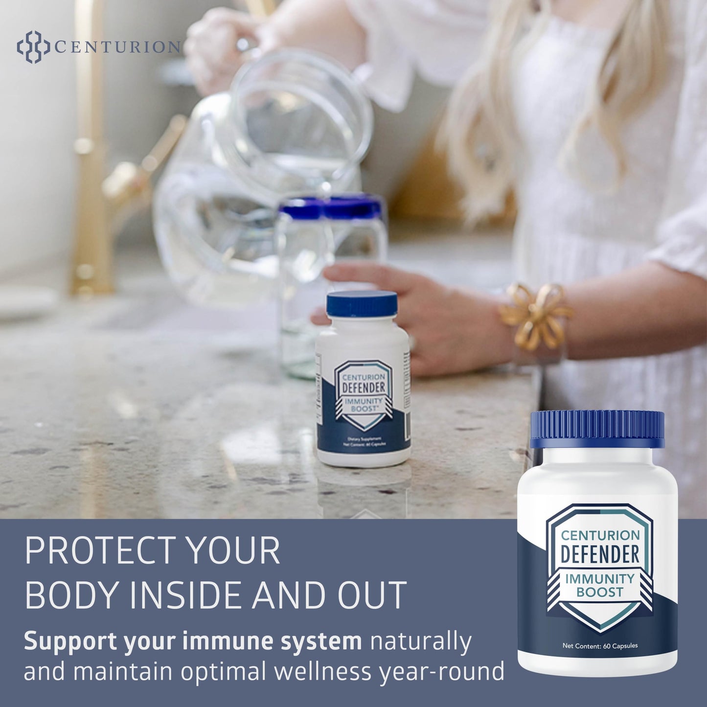 Centurion Health Defender Immunity Boost, 60 Capsules