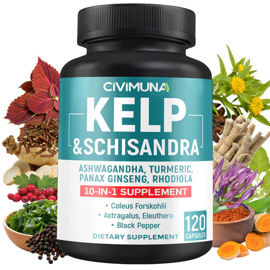 CIVIMUNA Kelp Extract Capsules, 120 Capsules