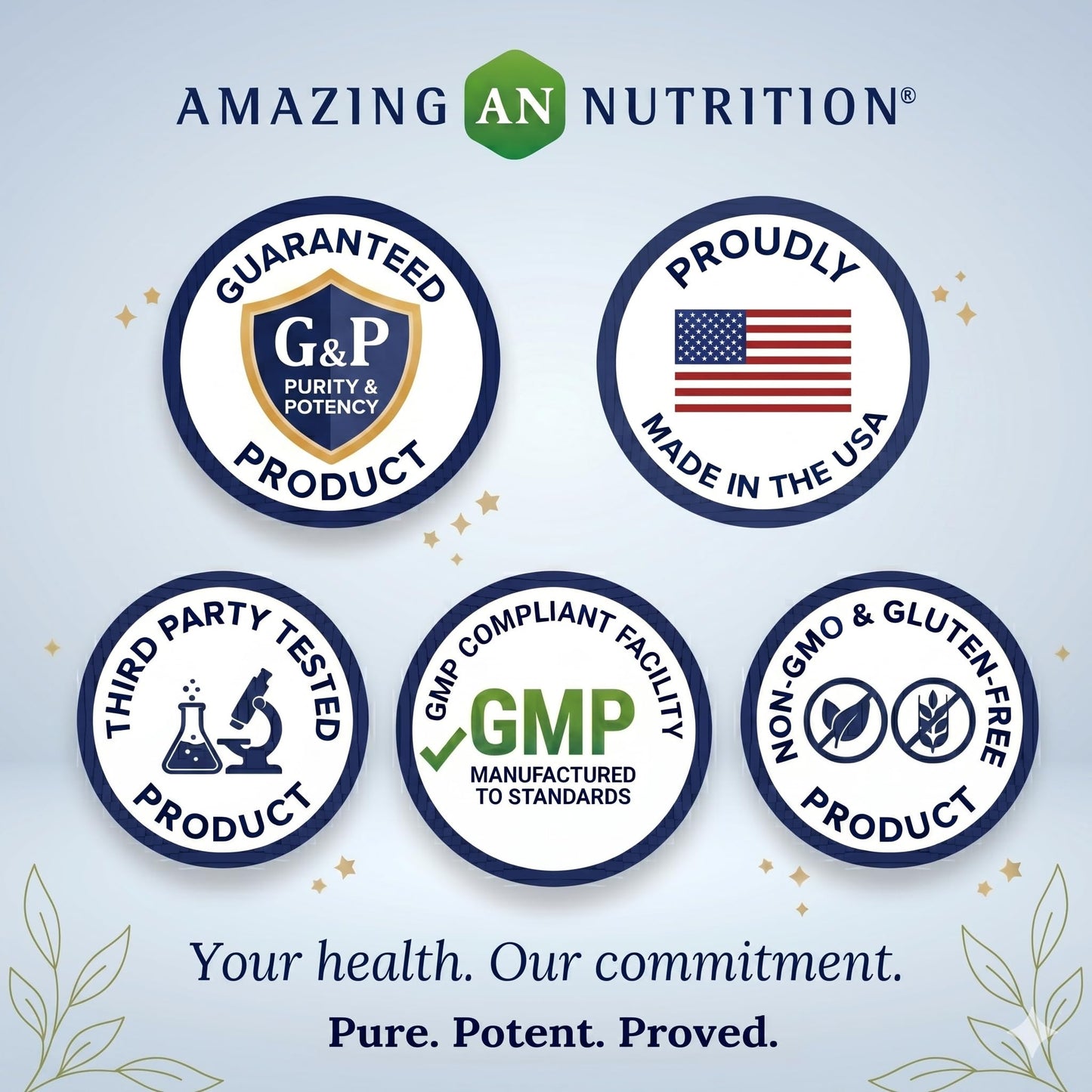 Amazing Nutrition GABA 750mg Veggie Capsules, 300 Capsules