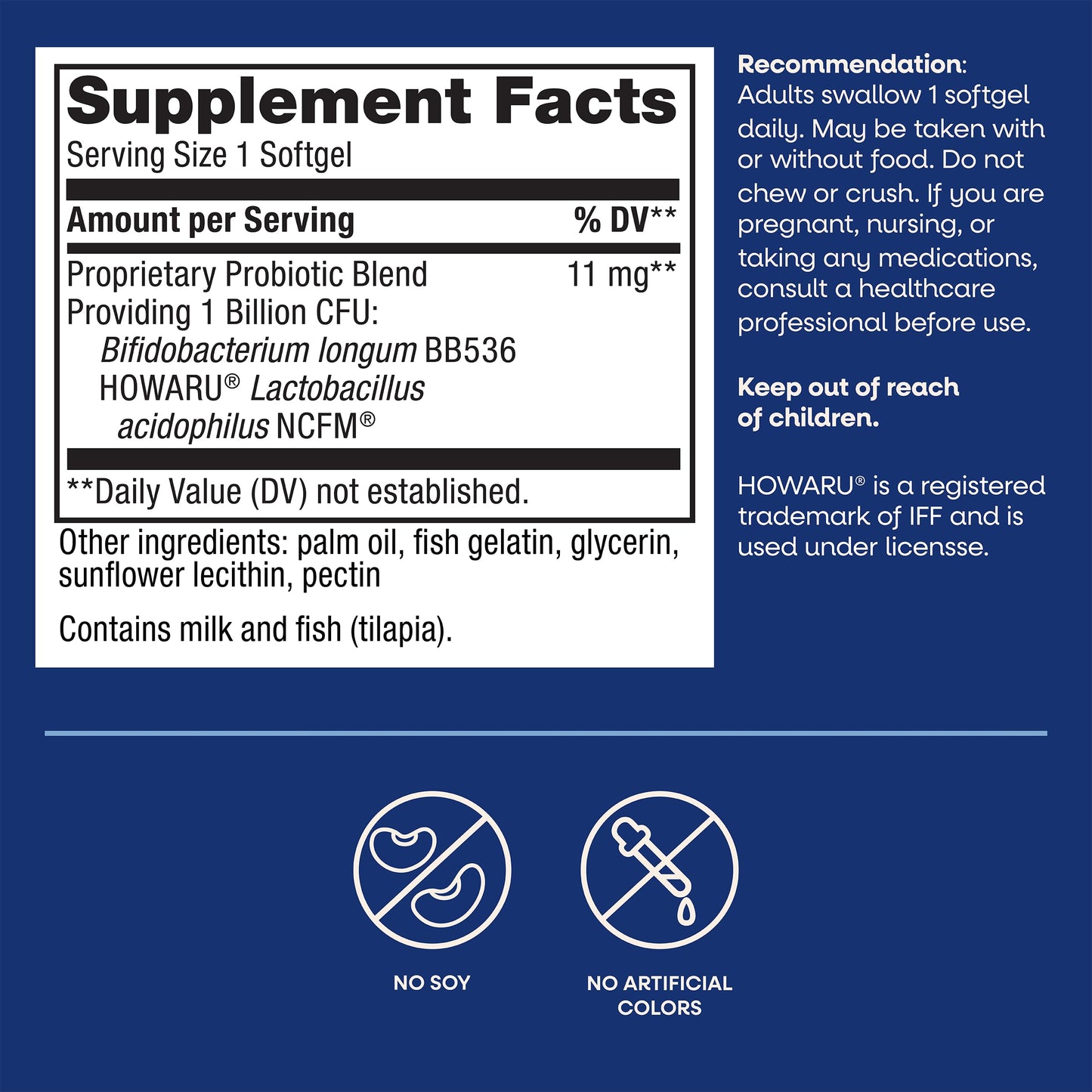 Nature's Way Probiotic Pearls Acidophilus Softgels 90
