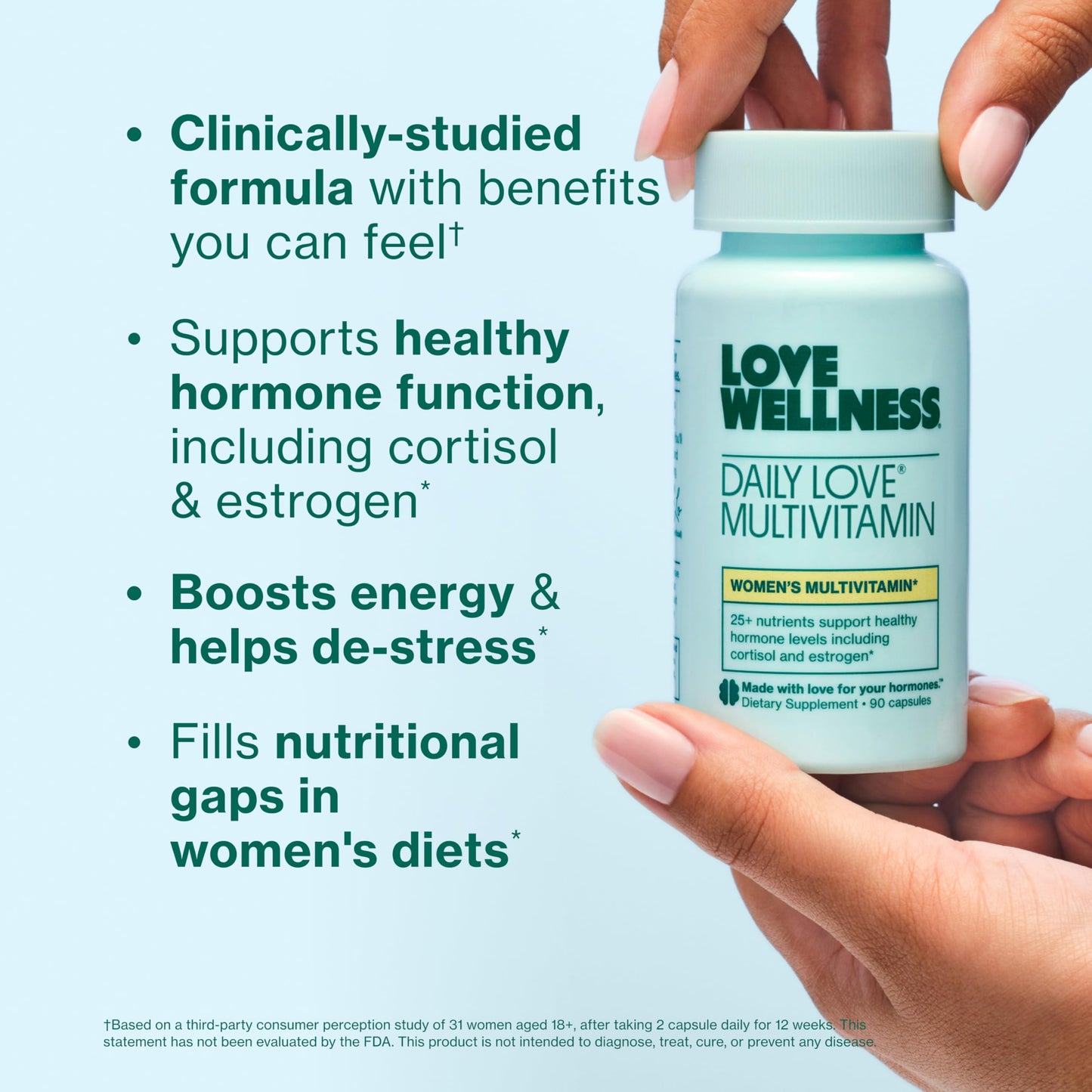 Love Wellness Daily Love Multivitamin for Women Capsule, 60 Count