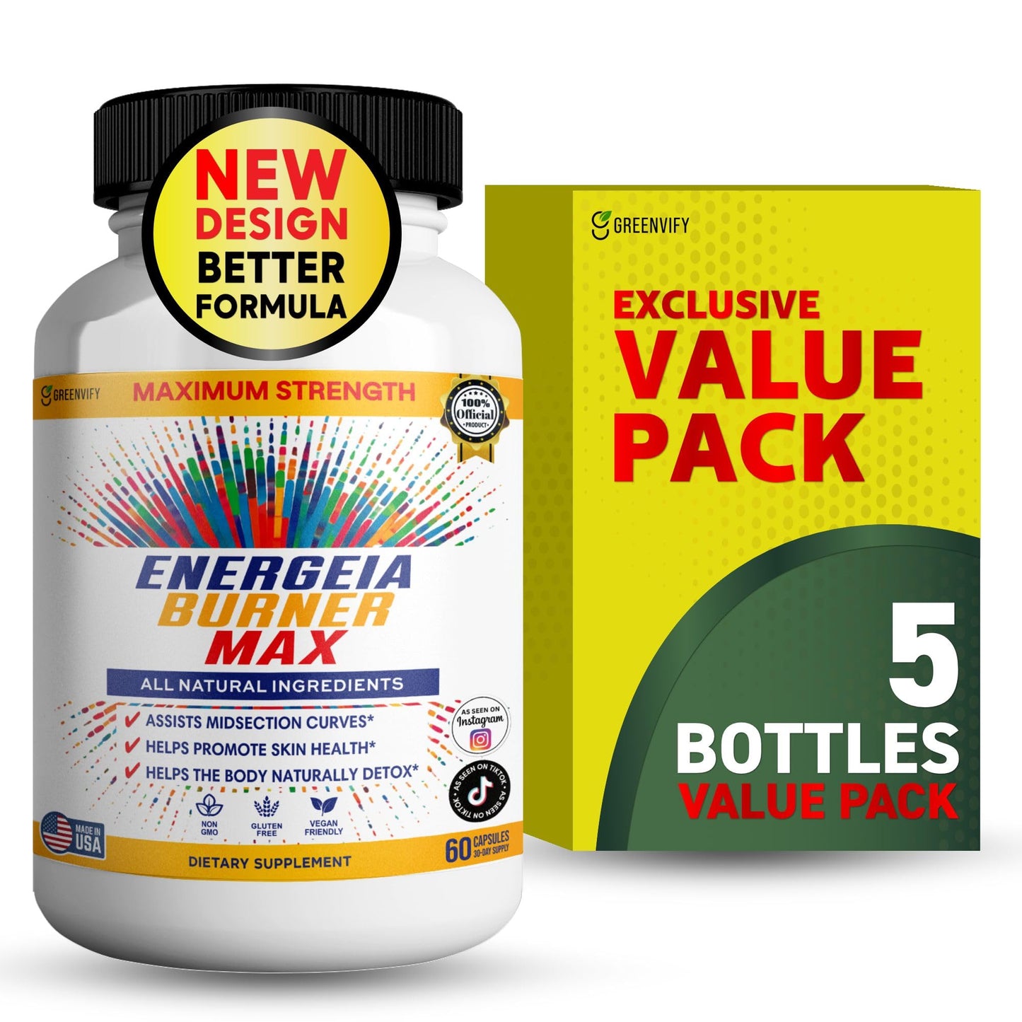 GREENVIFY Energeia Burner Max Capsules 300