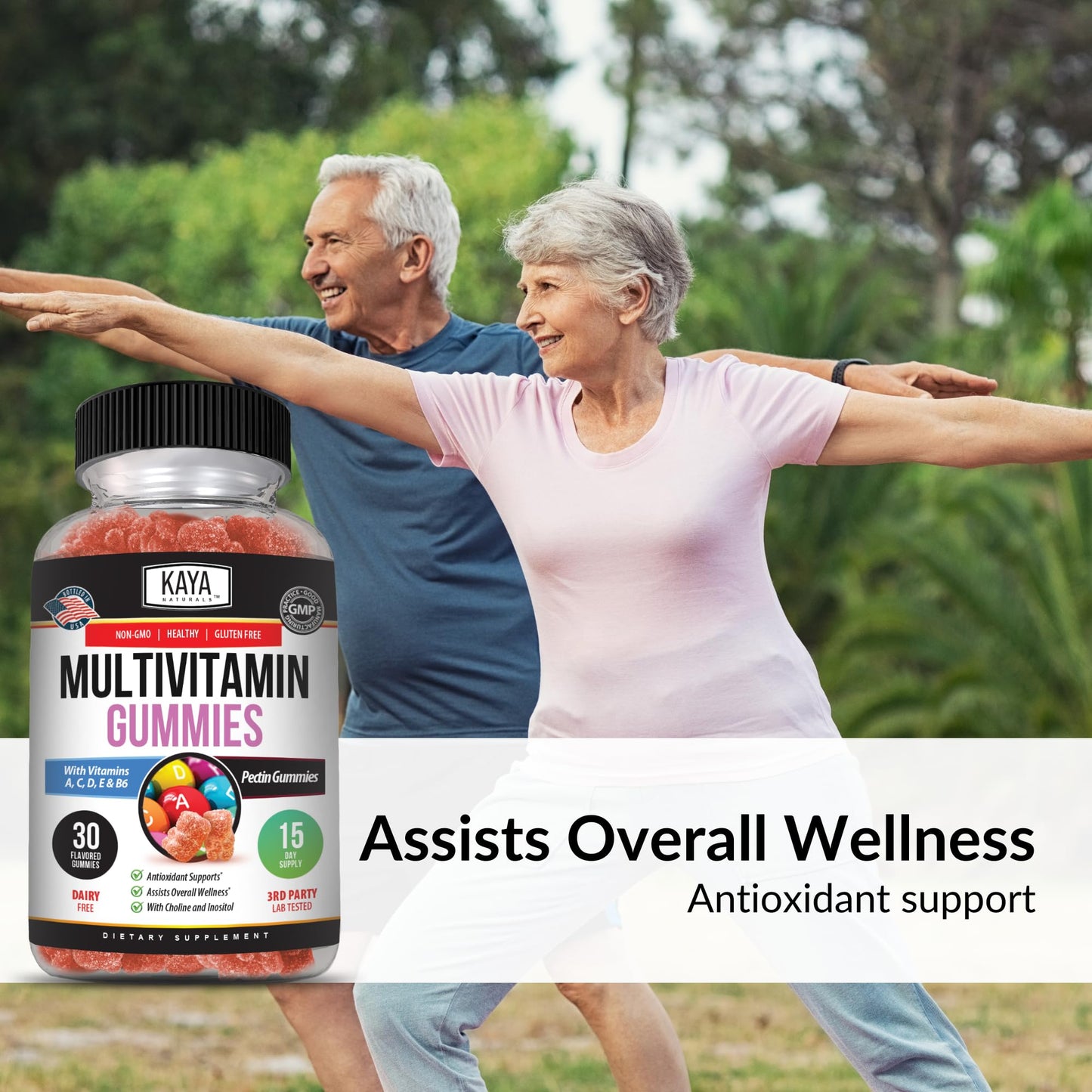 Kaya Naturals Adult Multivitamin Gummy 60 Gummies
