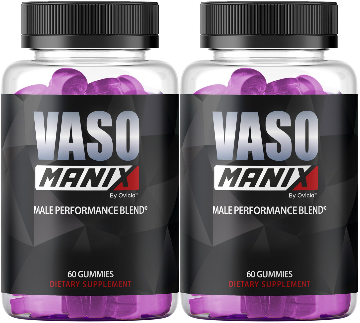 OVICIA VasoManix Gummies Premium Formula Maximum Strength Daily Support, All Natural Vitamins for Overall Health & Wellness, 120 Gummies