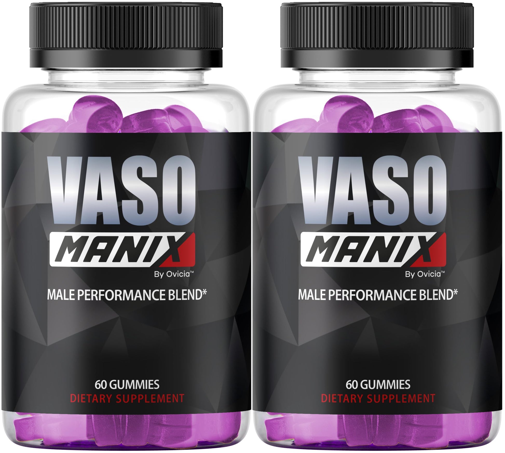 OVICIA VasoManix Gummies Premium Formula Maximum Strength Daily Support, All Natural Vitamins for Overall Health & Wellness, 120 Gummies