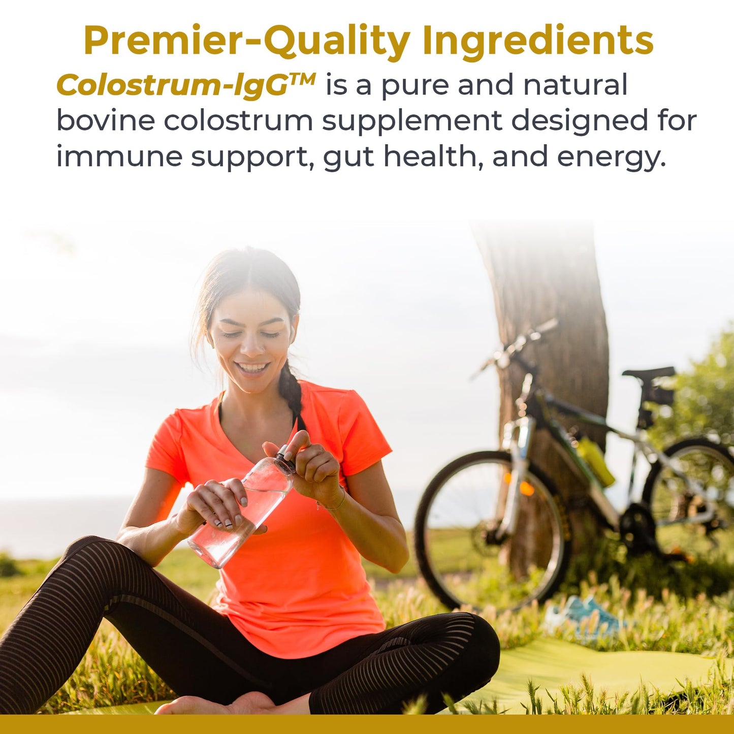 Premier Research Labs Colostrum-IgG Colostrum Supplement Grass Fed Bovine Colostrum for Humans, Immune Support & Gut Health Superfood with Lactoferrin, Amino Acids, Nucleotides, 90 Capsules
