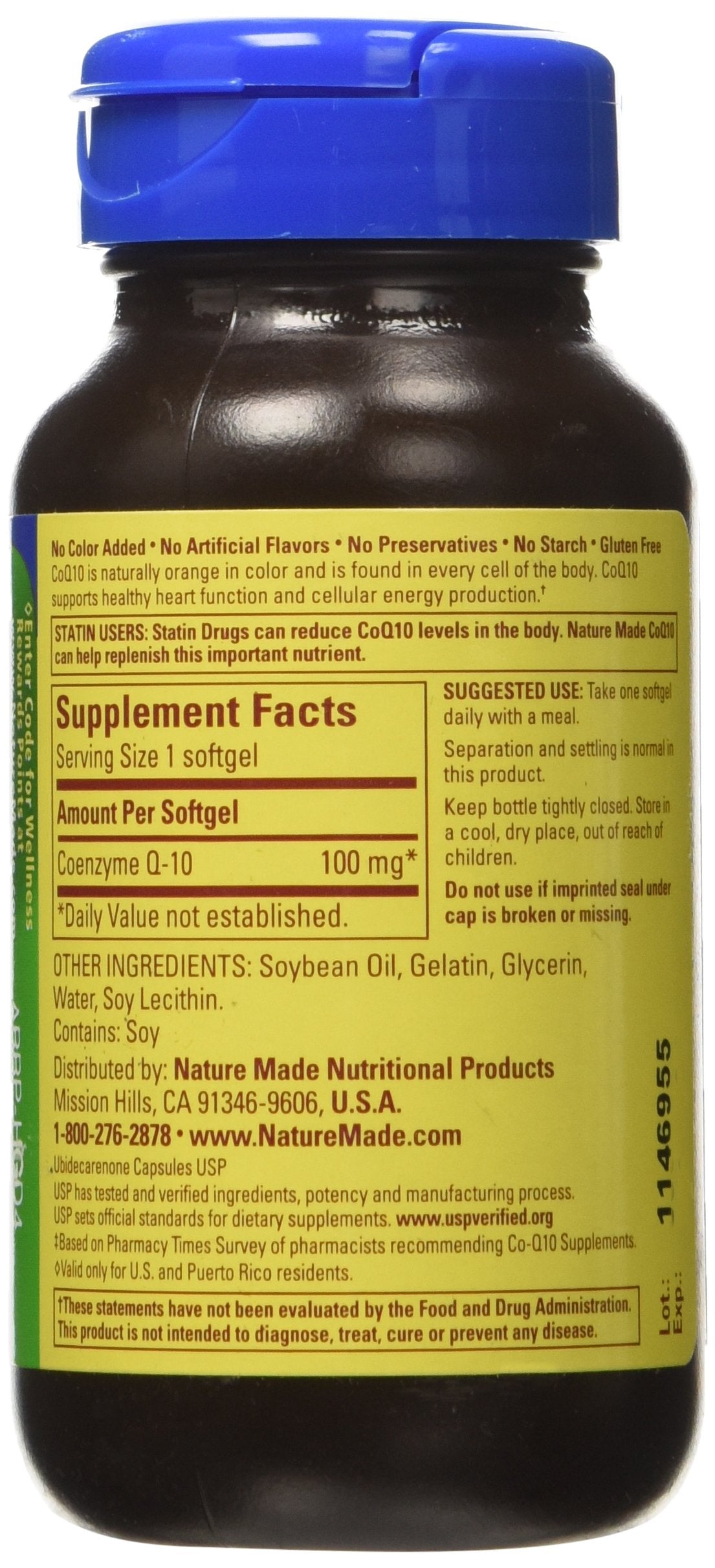 Nature Made CoQ10 100mg Softgels, 40 Count