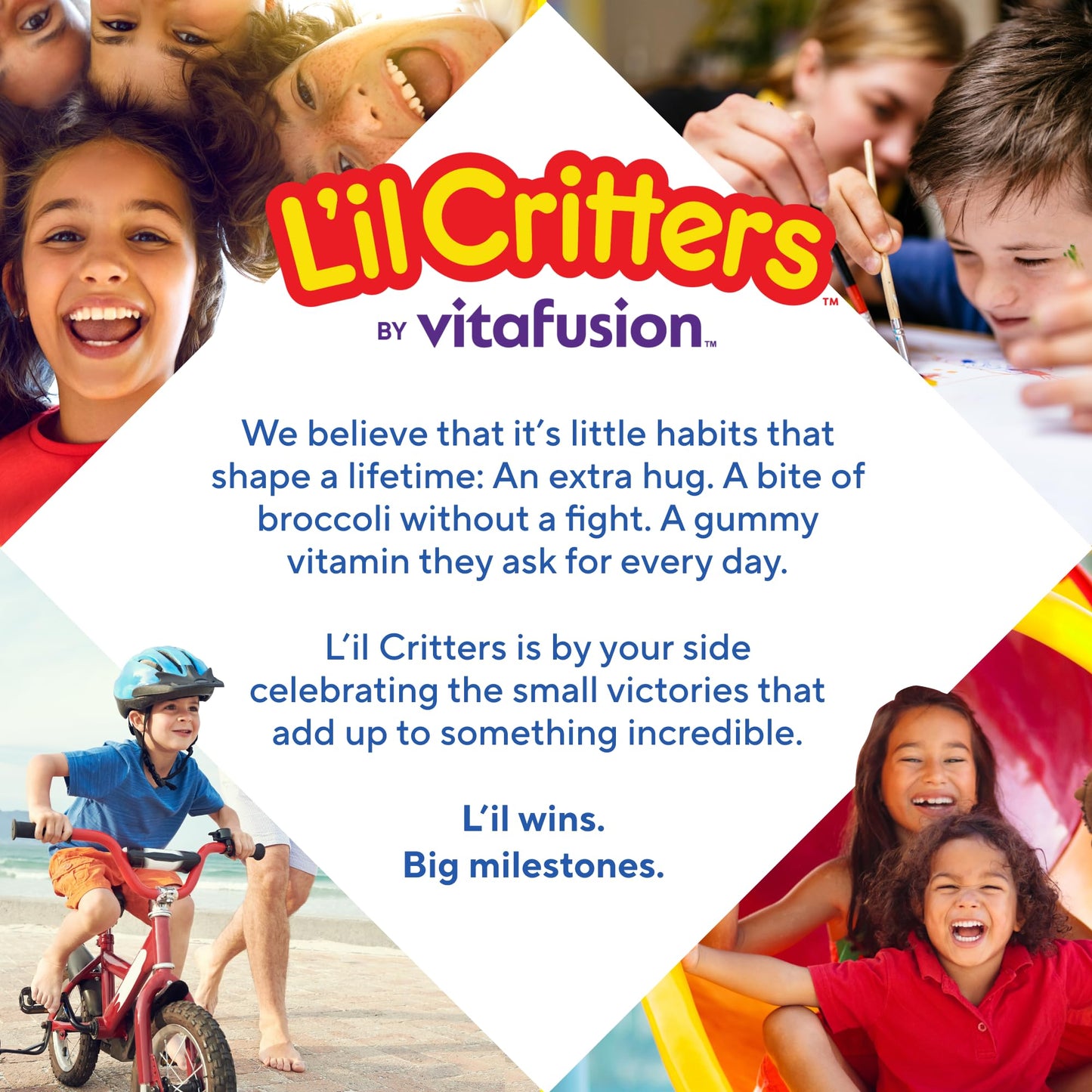Lil Critters Kids Multi Plus Fiber Gummies, 90 Count