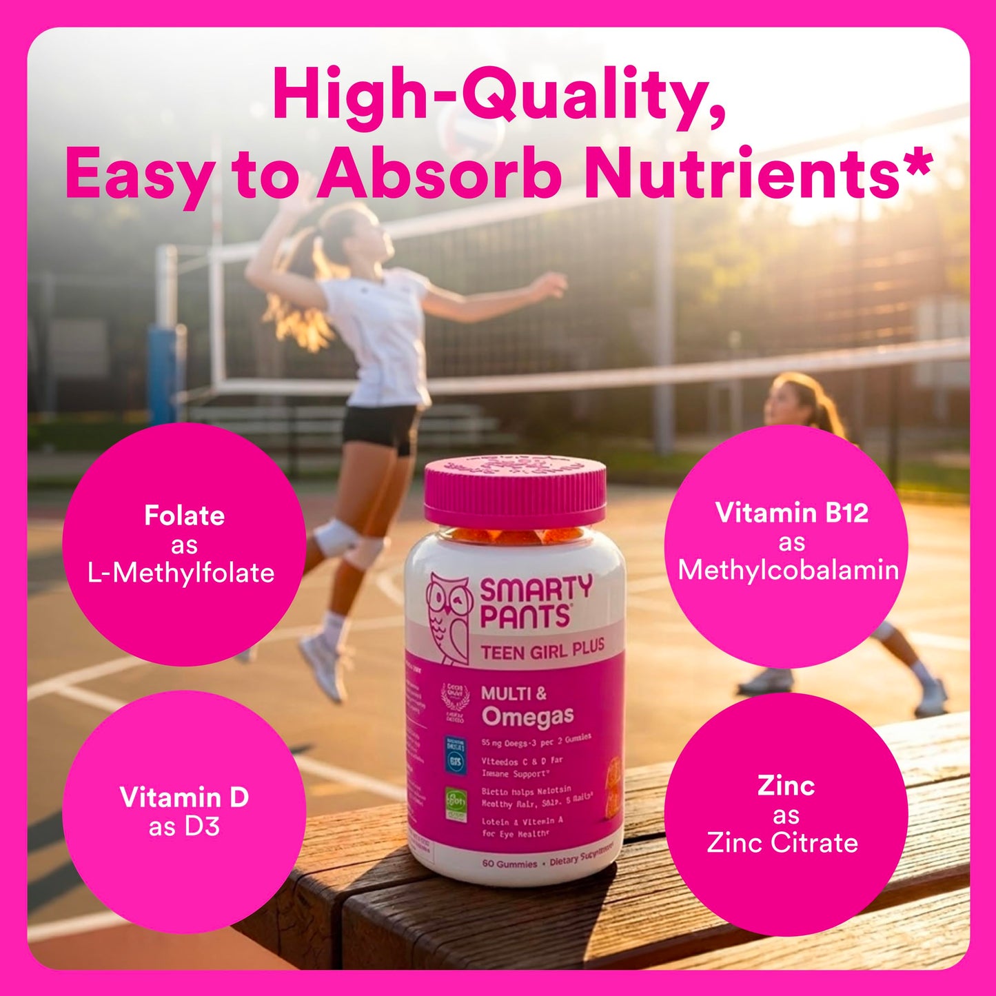 SmartyPants Teen Girl Multivitamin Gummies 1 Count