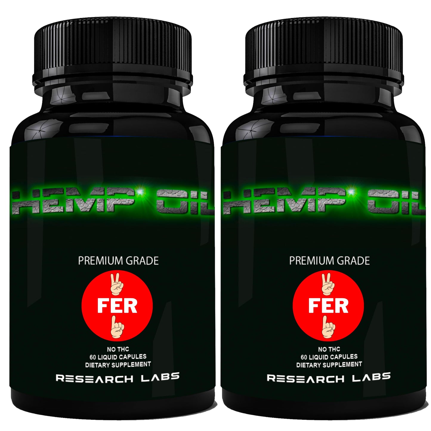 Research Labs Premium Hemp Capsules 120 Count