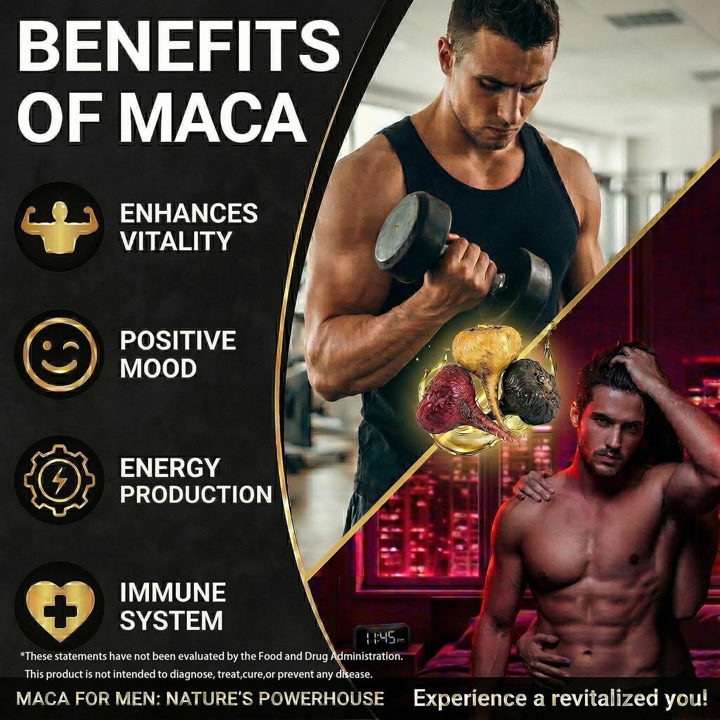 HiPlus Maca Men's Power Complex Formula Gummy, 300 Count