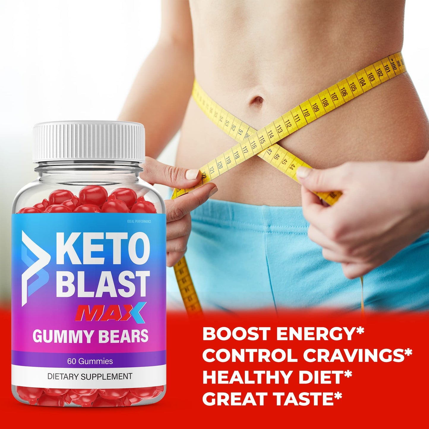IDEAL PERFORMANCE Blast Keto ACV Gummies 180 Gummies