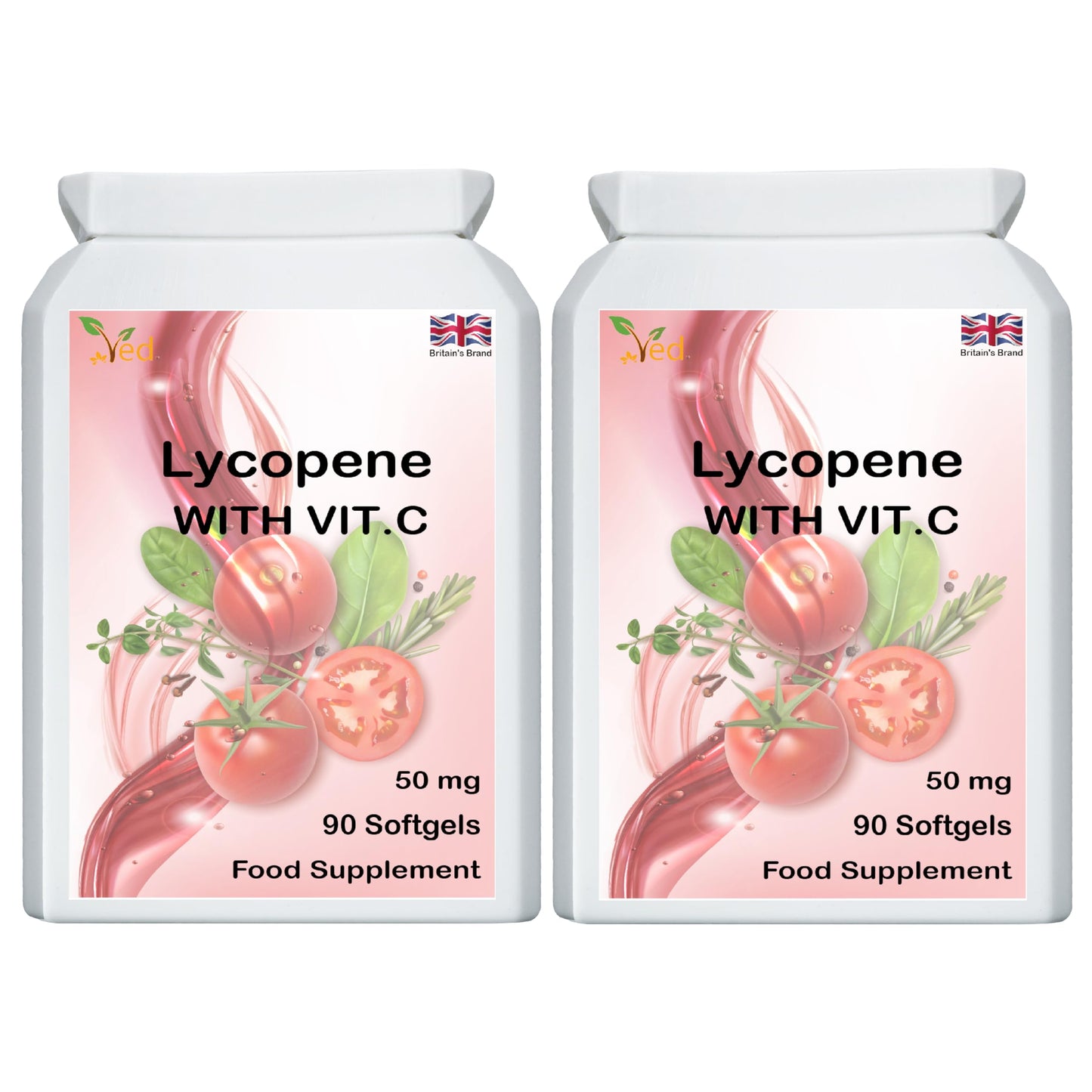 Ved Lycopene Supplement Softgels 180 Count
