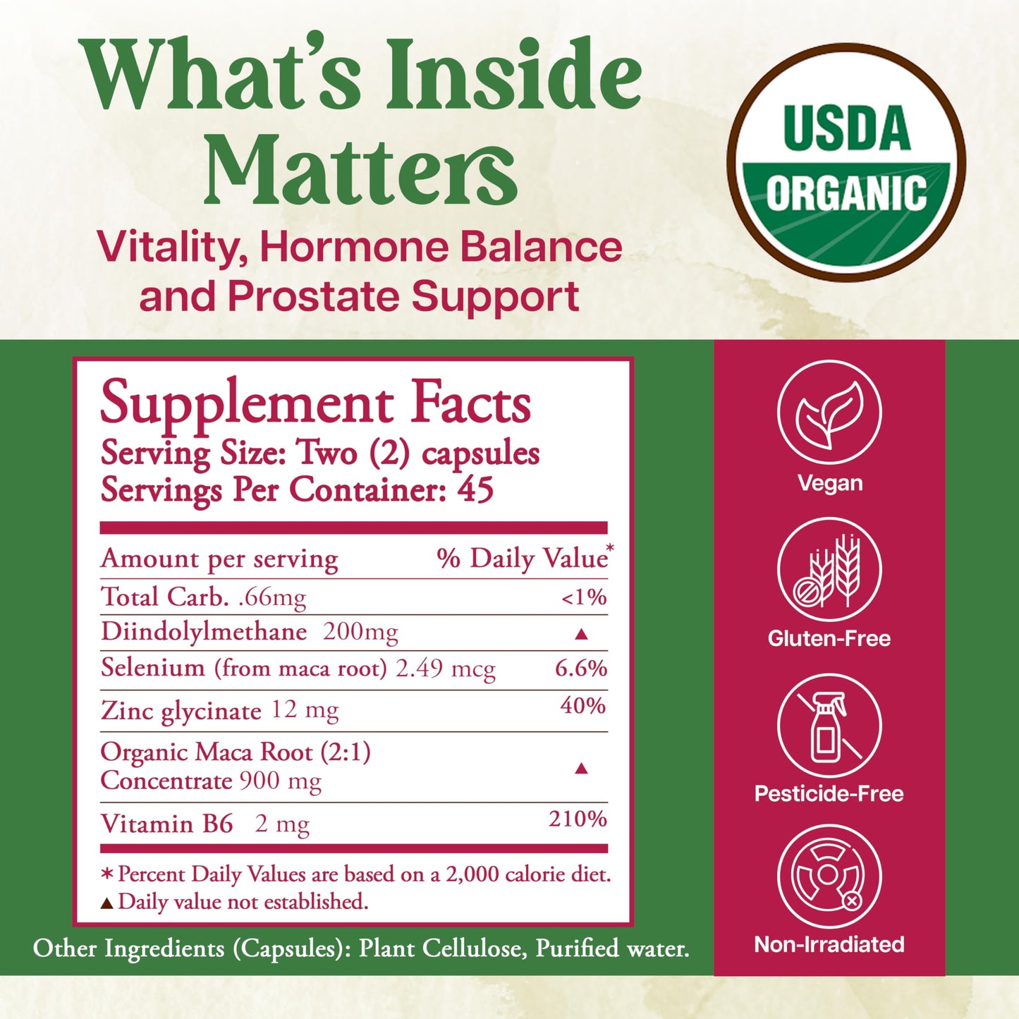 Whole World Botanicals Super Royal Maca Men 90 Capsules