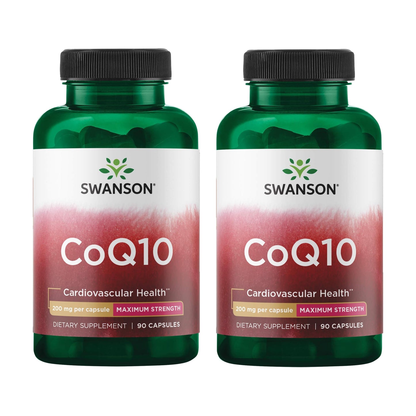 Swanson Ultra CoQ10 Cardiovascular and Cellular Energy Supplement 200 mg Vegan Capsules 180 Count