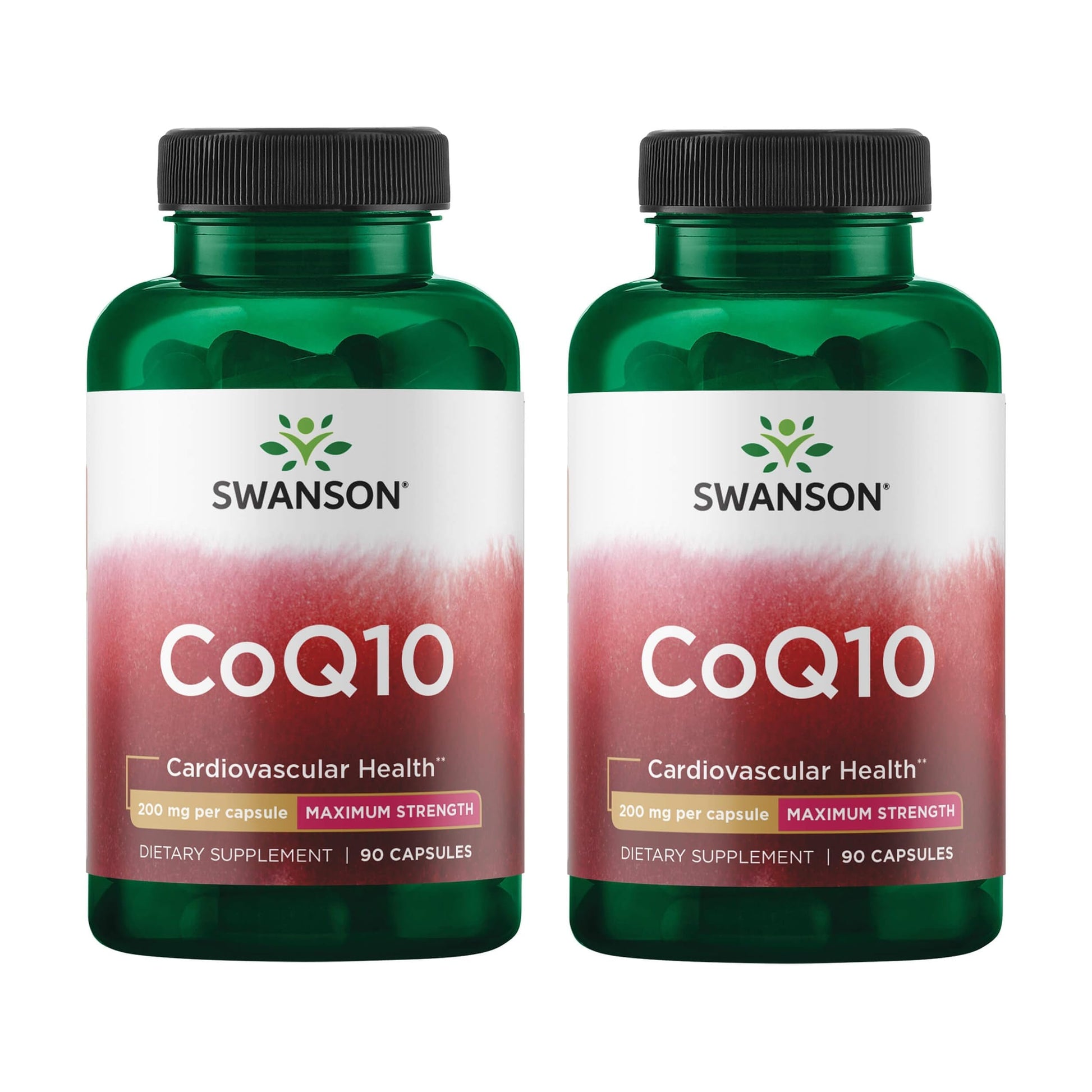 Swanson Ultra CoQ10 Cardiovascular and Cellular Energy Supplement 200 mg Vegan Capsules 180 Count