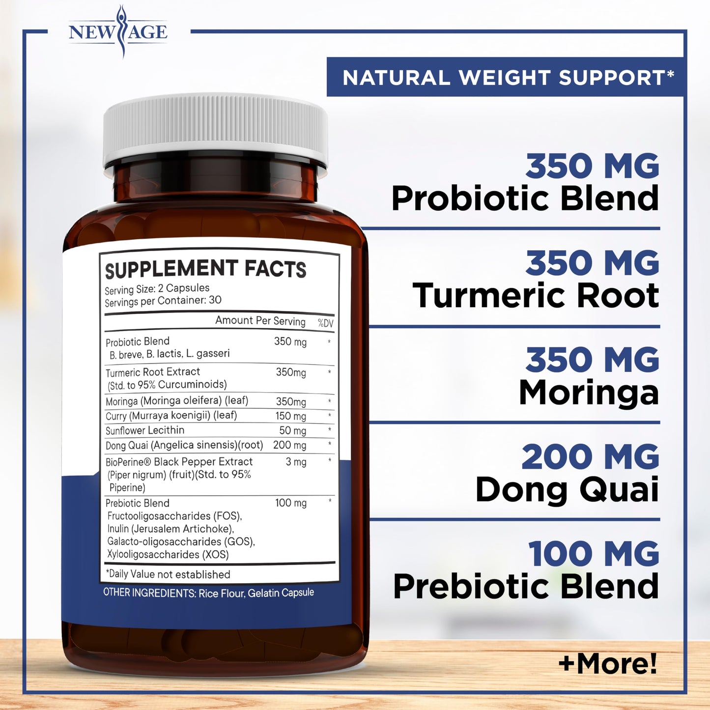 NEW AGE Pro Optimize Probiotics for Women Capsules 180