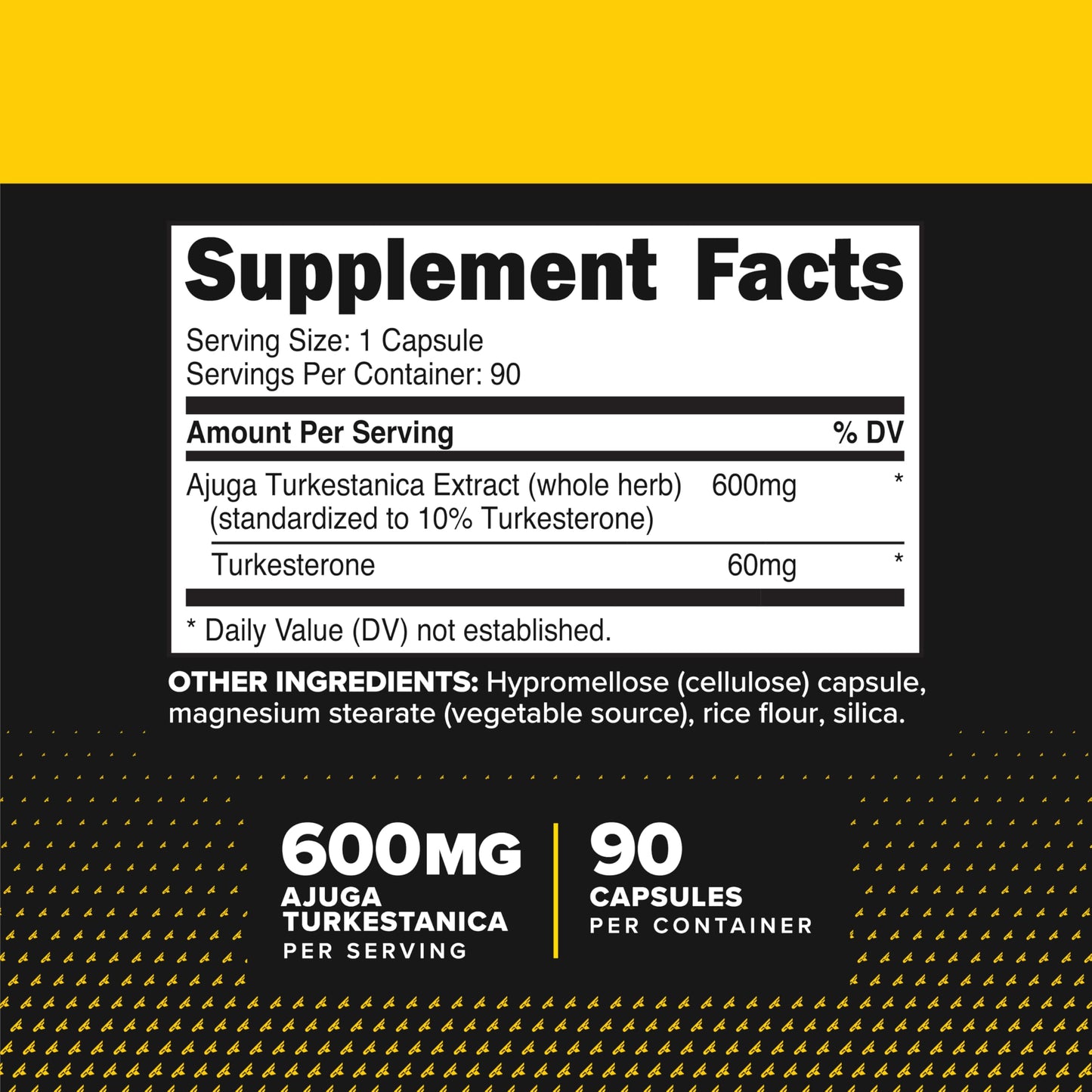 Primaforce Turkesterone 600mg Capsules, 90 Capsules