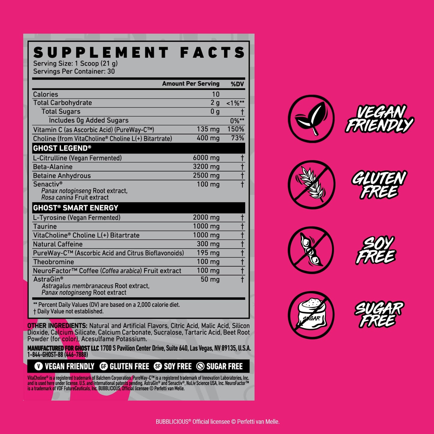 GHOST Legend Pre-Workout Powder 22.2