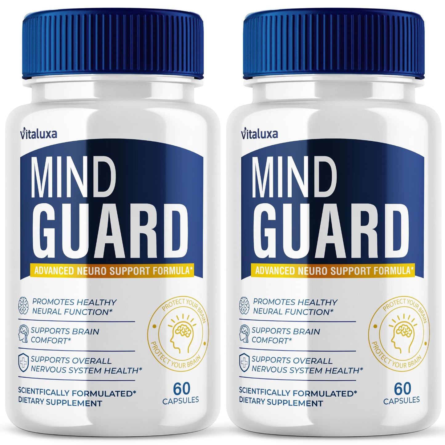 Vitaluxa Mind Guard Brain Supplement Capsules, 120 Count