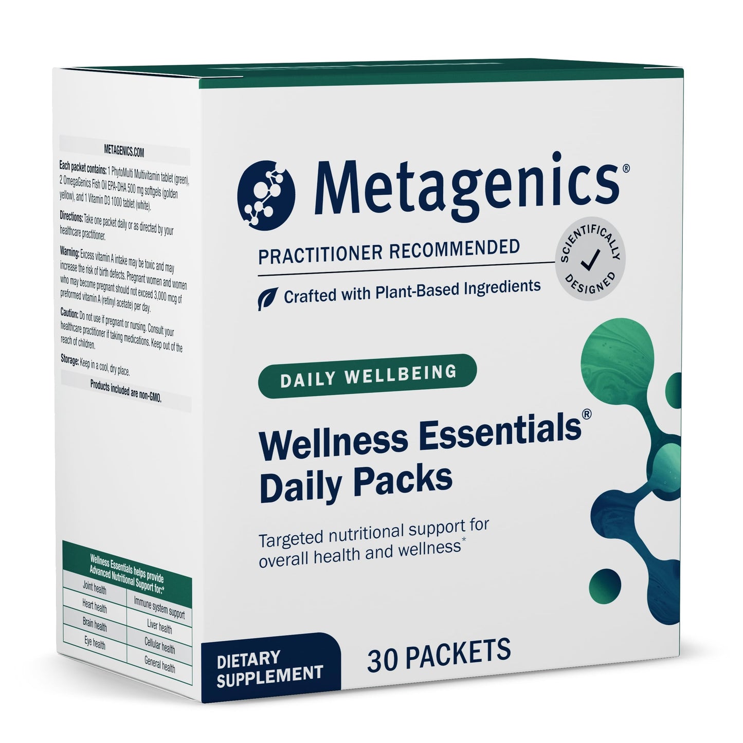 Metagenics Wellness Essentials OmegaGenics EPA-DHA 1000-60 Softgels and D3 5000-120 Softgels, 210 Softgels