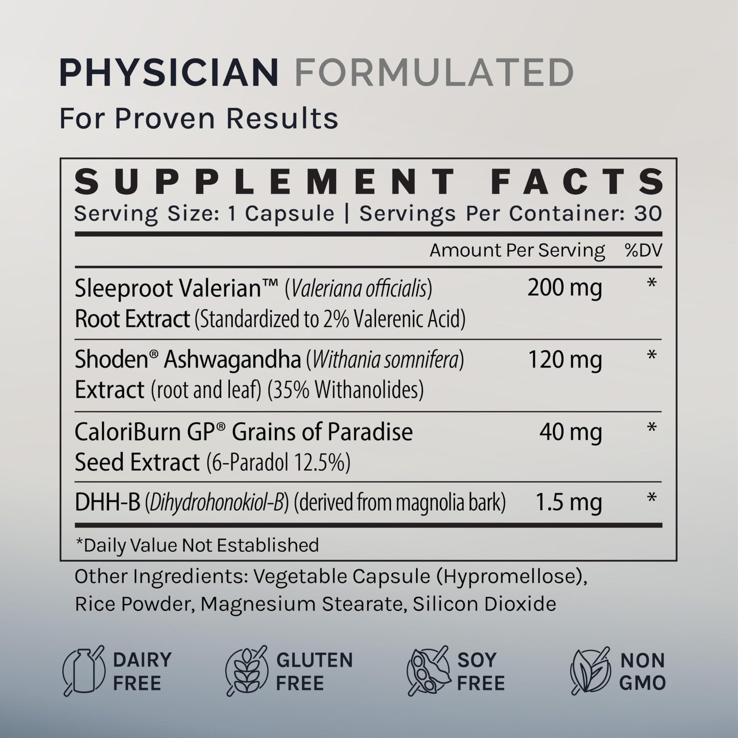 InfiniWell IgNIGHT Valerian Root & Ashwagandha Sleep Aid with Grains of Paradise, 30 Capsules