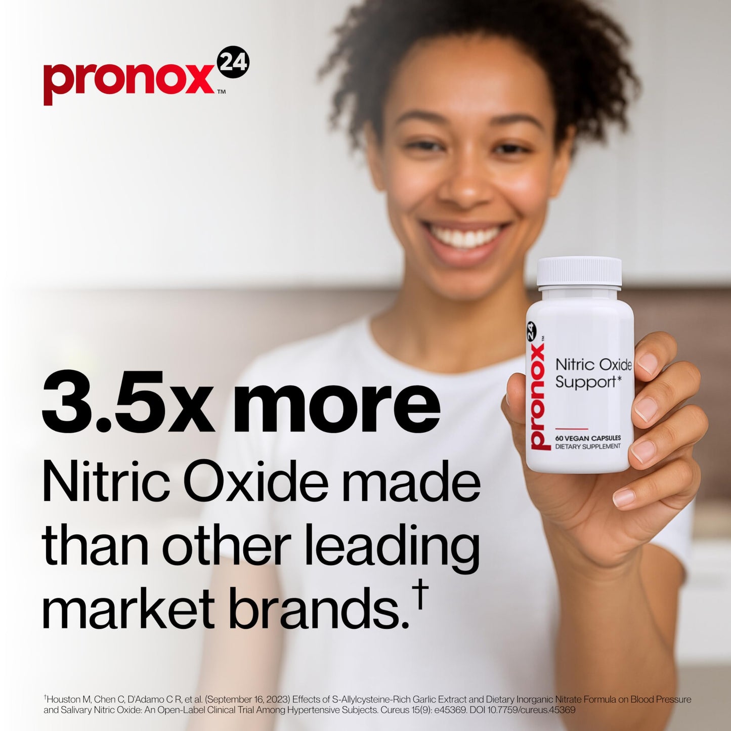 PRONOX 24 Nitric Oxide Booster Supplement Capsule, 60 Count