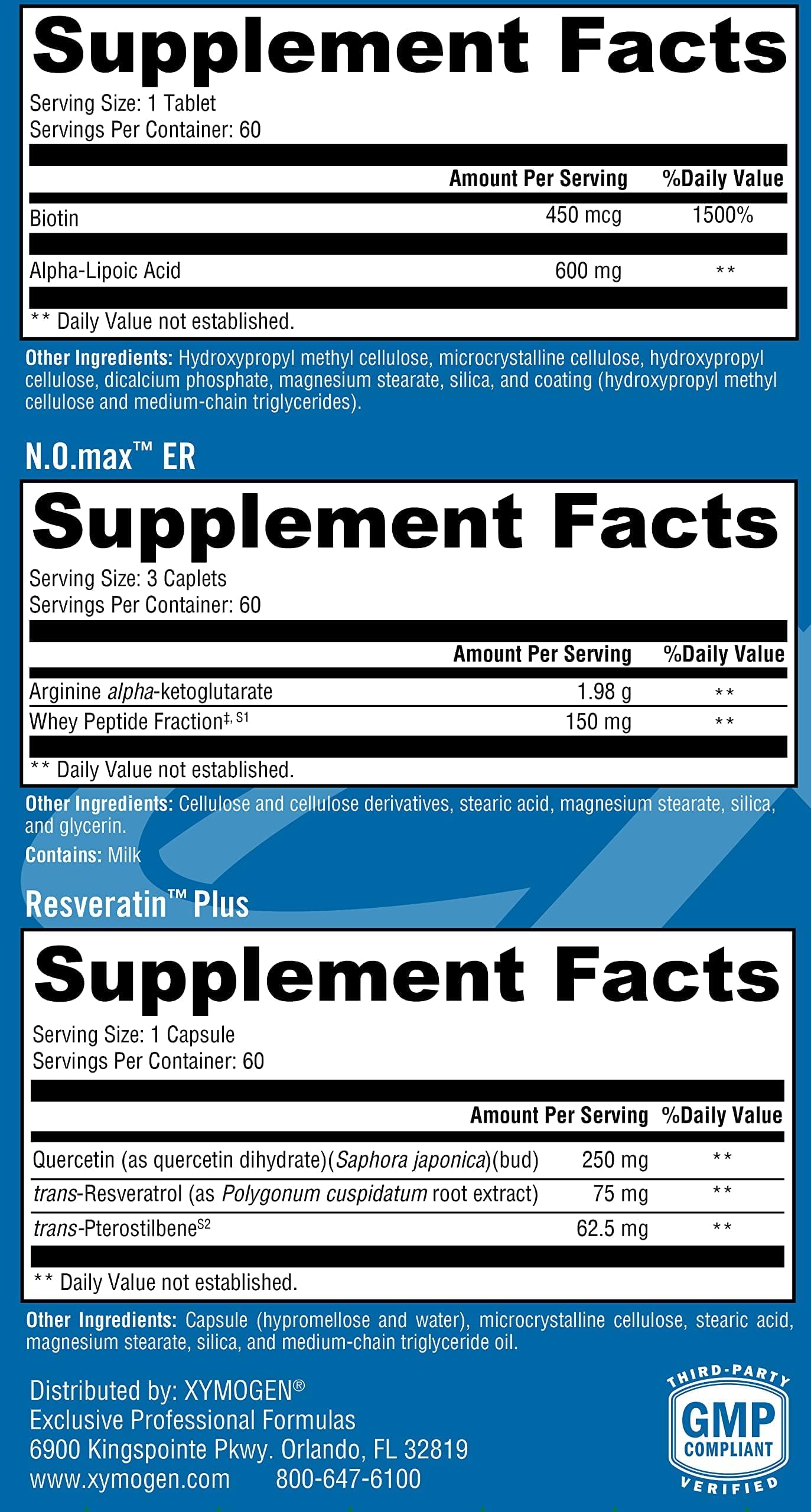 XYMOGEN Mitochondrial Renewal Kit 60 Capsules