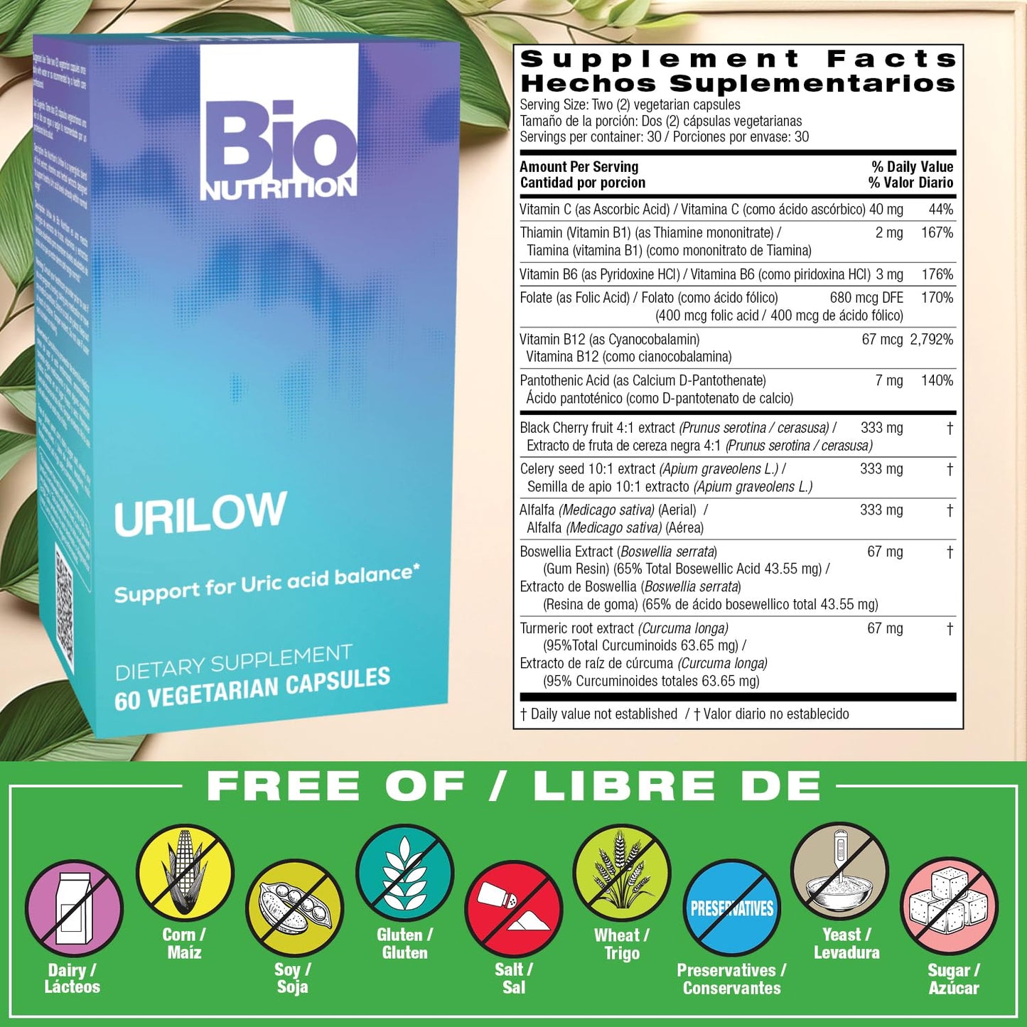 Bio Nutrition Urilow Capsule 1 Count