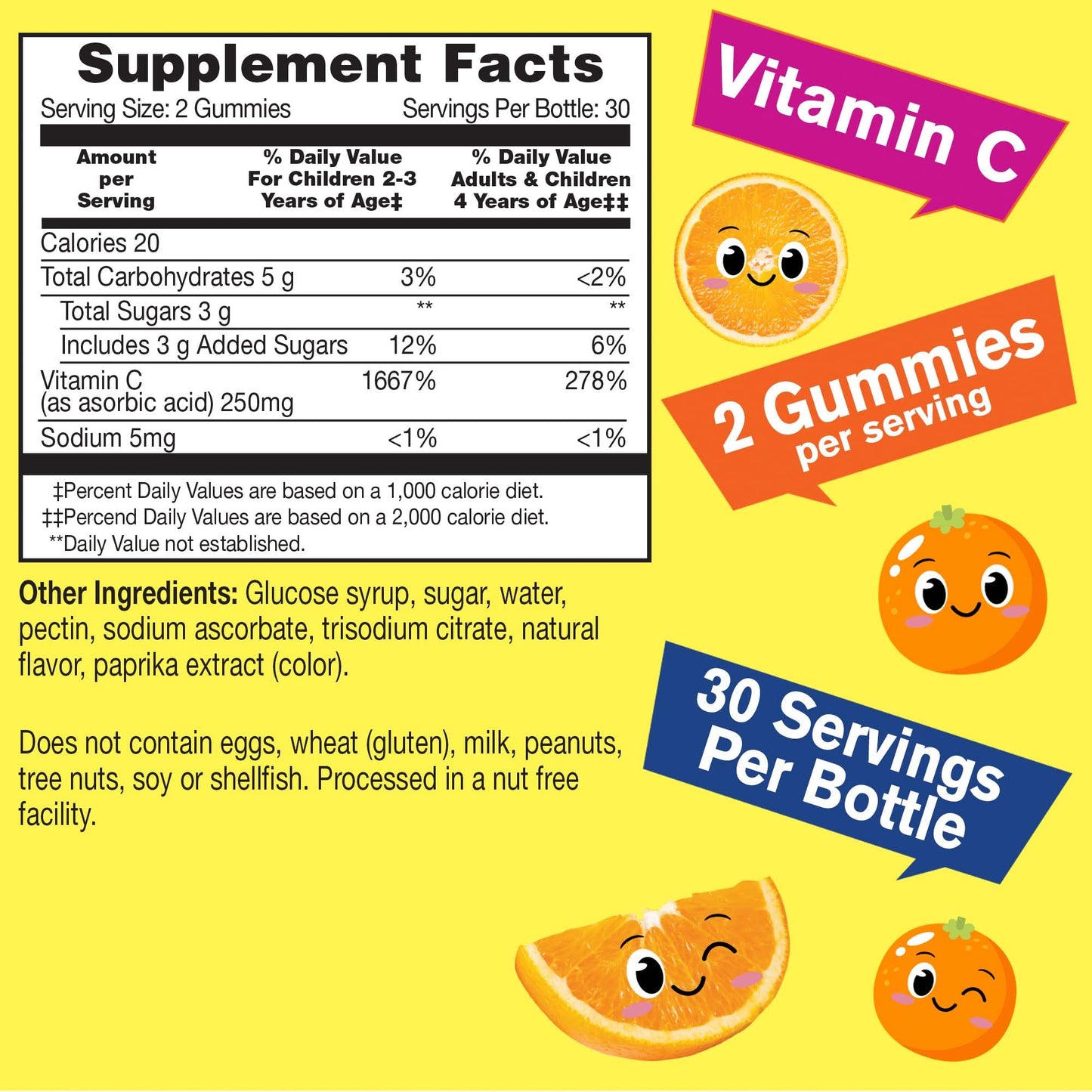 WellYeah Kids Vitamin C Gummies 60 Gummies