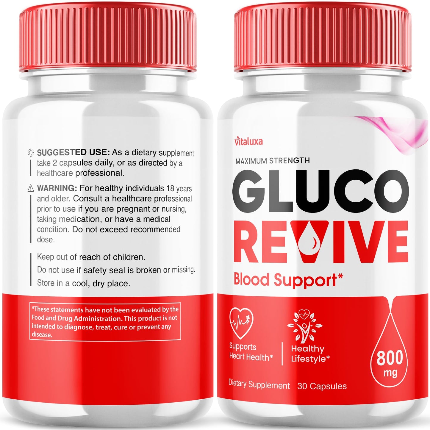 Vitaluxa Gluco Revive Capsules 120 Count