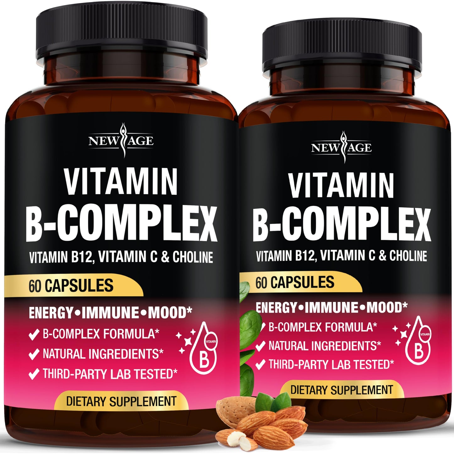 NEW AGE Vitamin B Complex for Men & Women Capsules 120