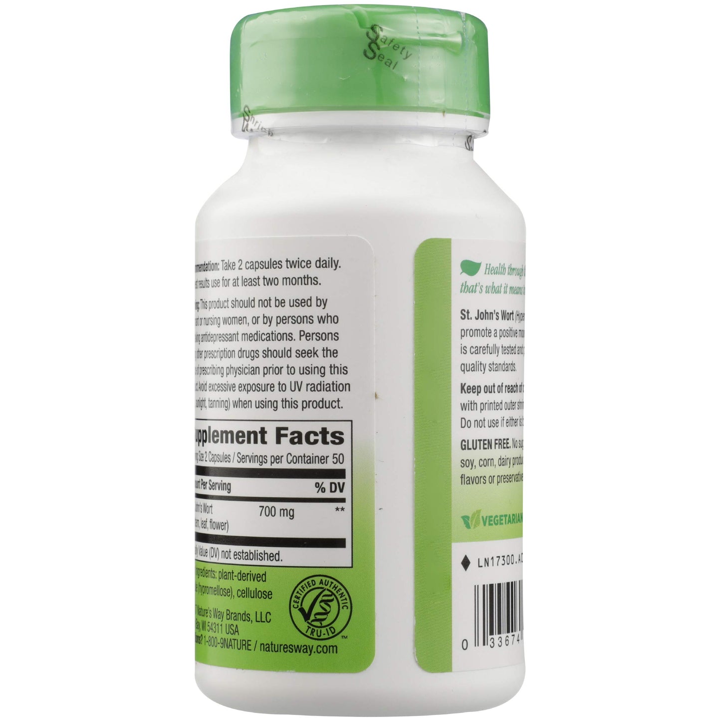 Nature's Way Saint John's Wort Herb Capsules 1 Count