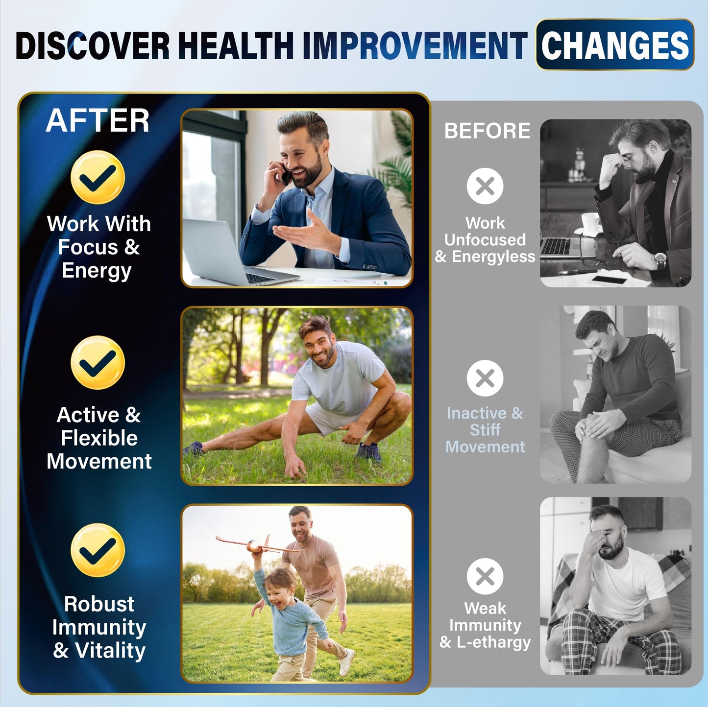 Edmmyliy Multivitamin Gummies for Men 40 Plus - Methylated Vitamins, 120 Gummies