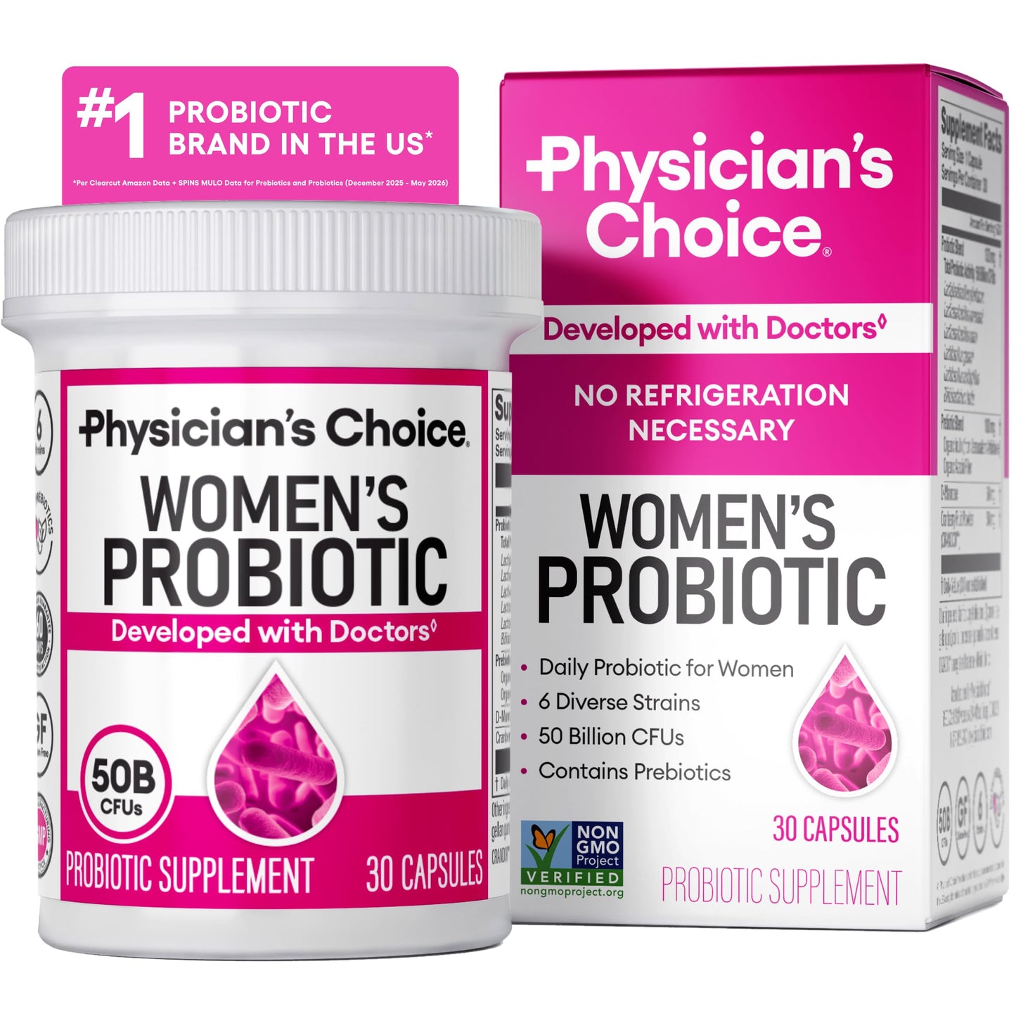 Physician's CHOICE Probiotics for Women Capsule 30 CT