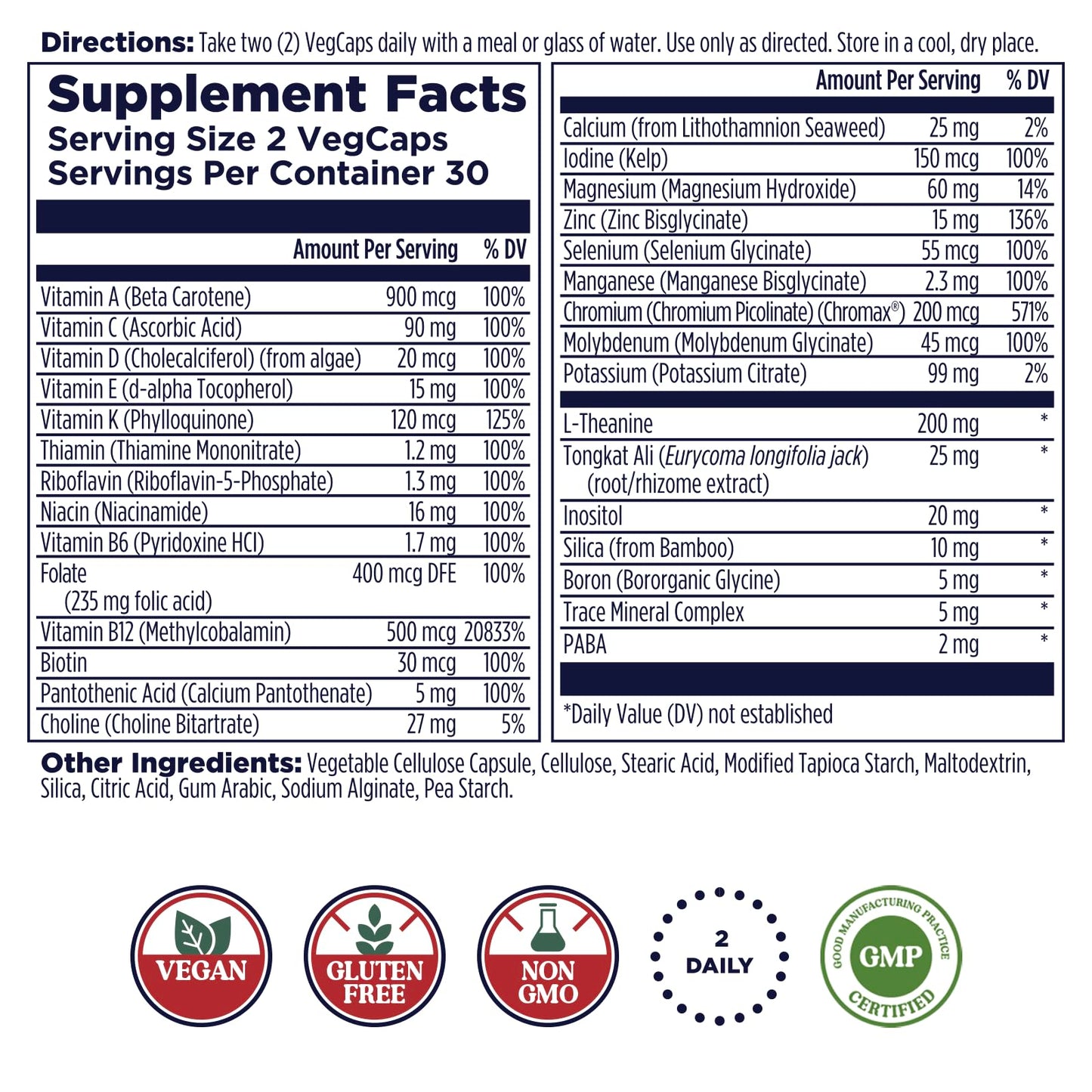 KAL Men’s 18 Plus Multivitamin Capsule 60 Count