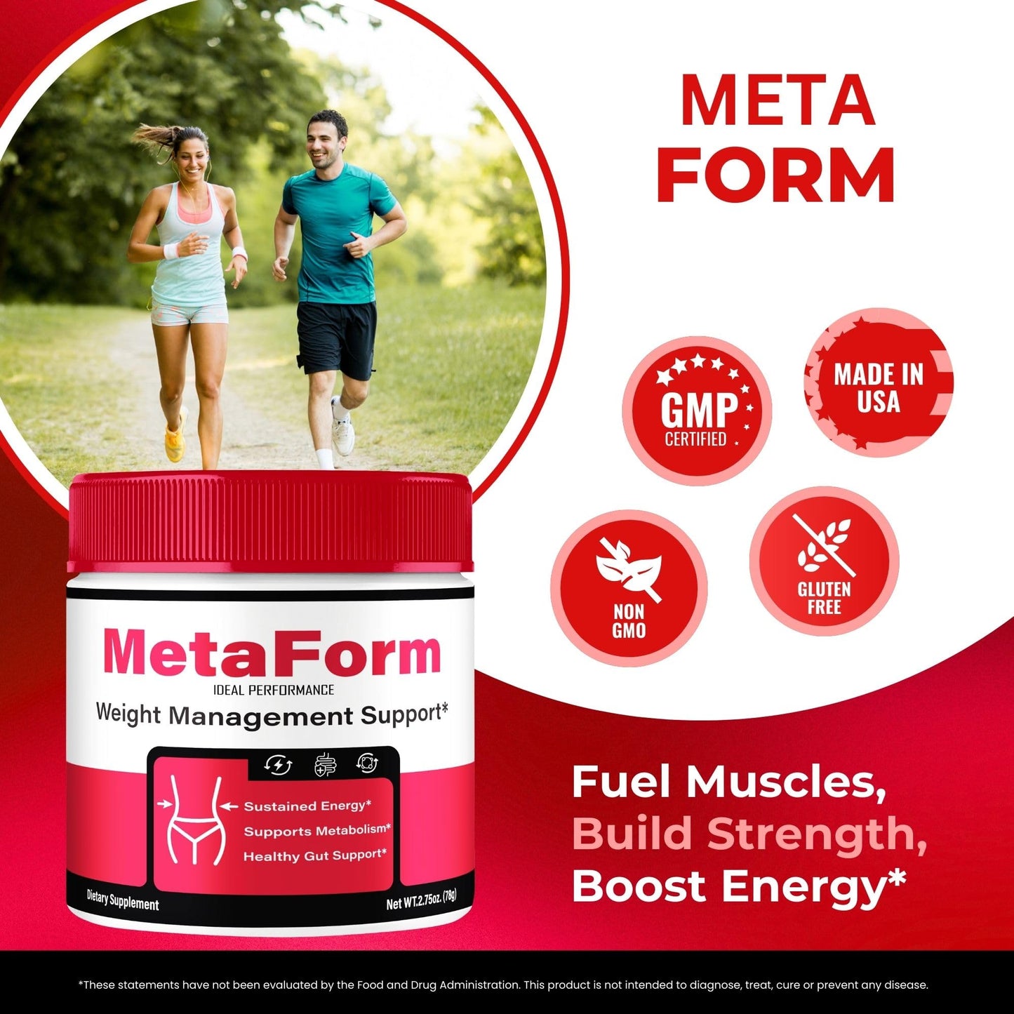 IDEAL PERFORMANCE Metaform Powder 4 Ounces