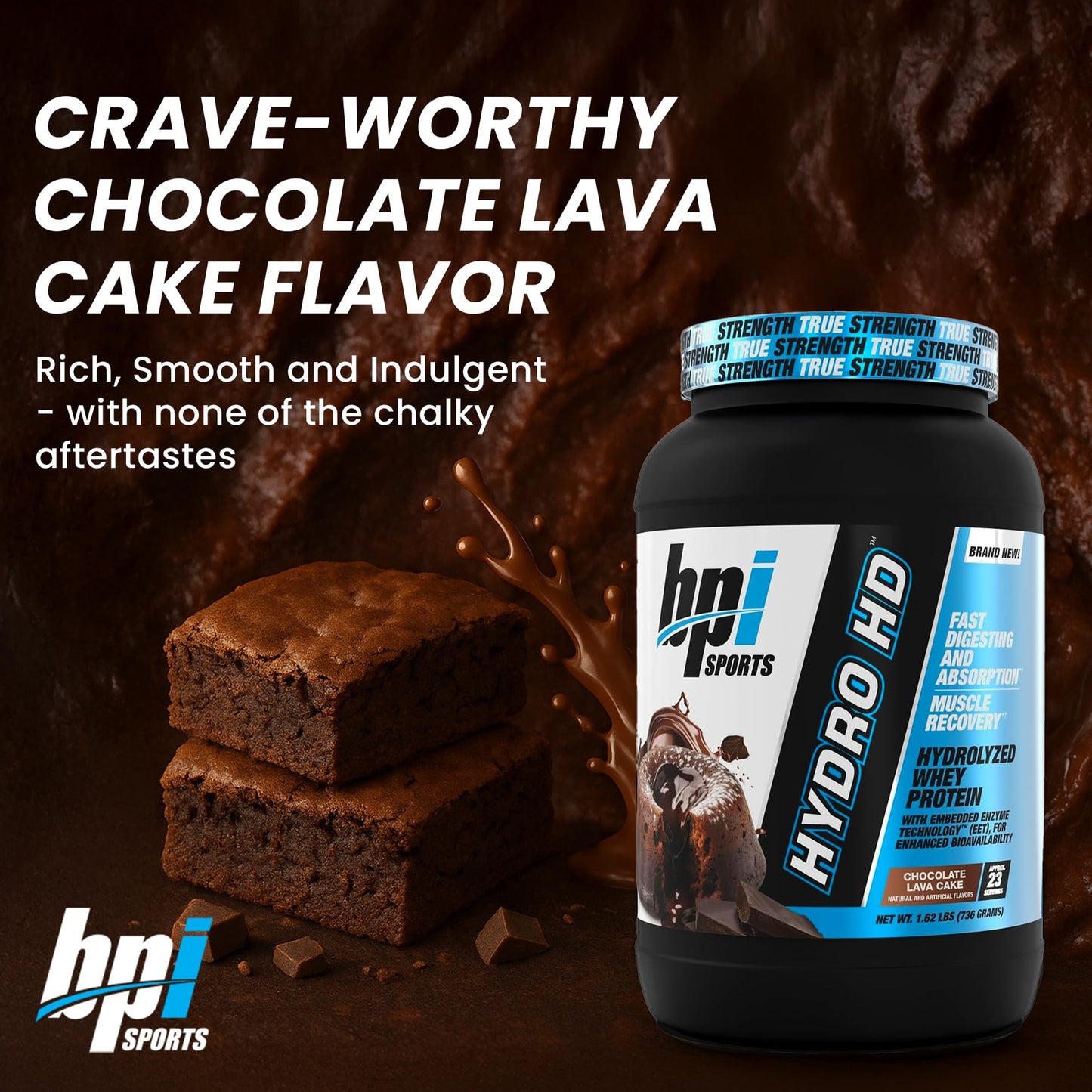 BPI Sports Hydro HD 100% Hydrolyzed Whey Protein Powder 31 Servings