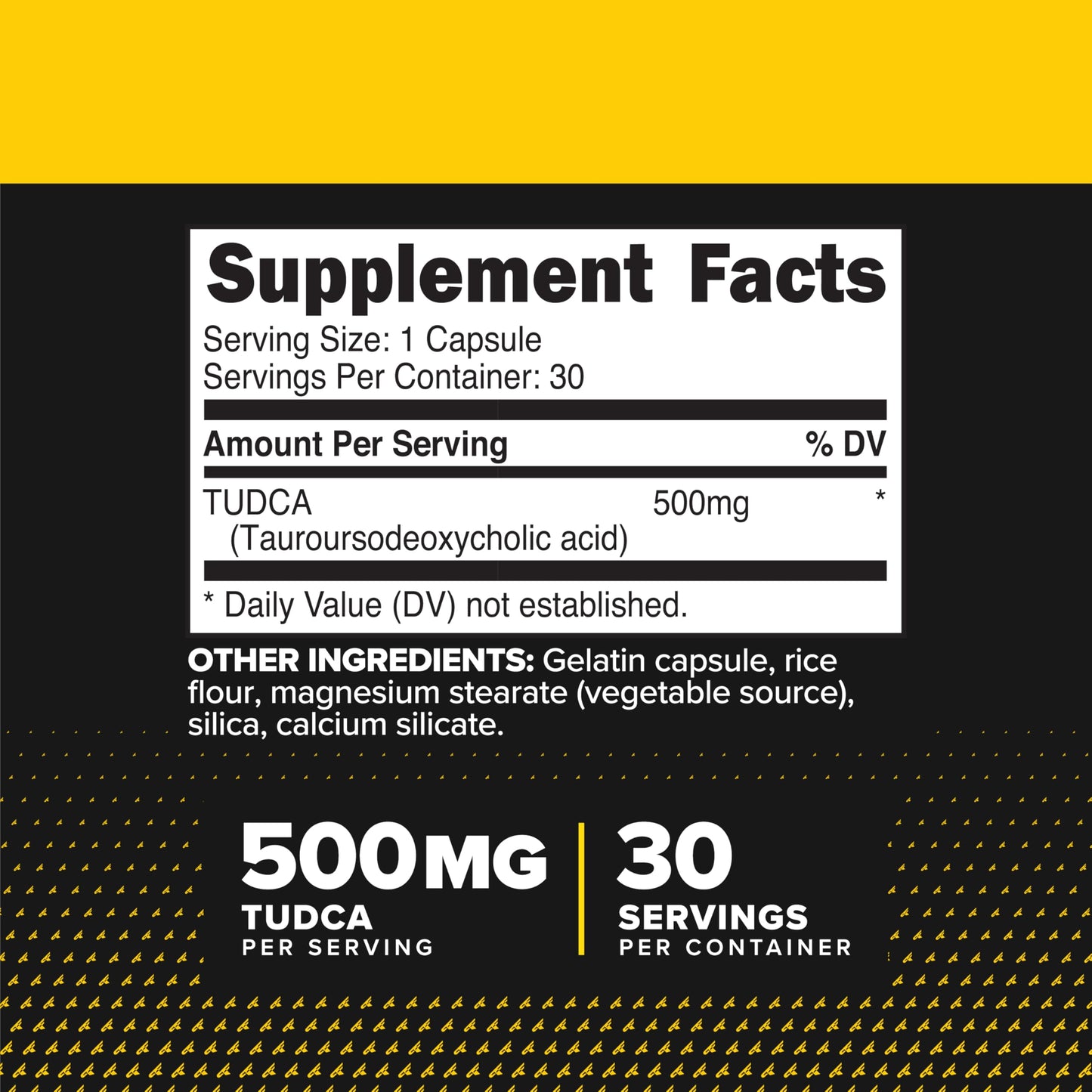 Primaforce TUDCA (Tauroursodeoxycholic Acid) 500mg Capsule, 30 Capsules