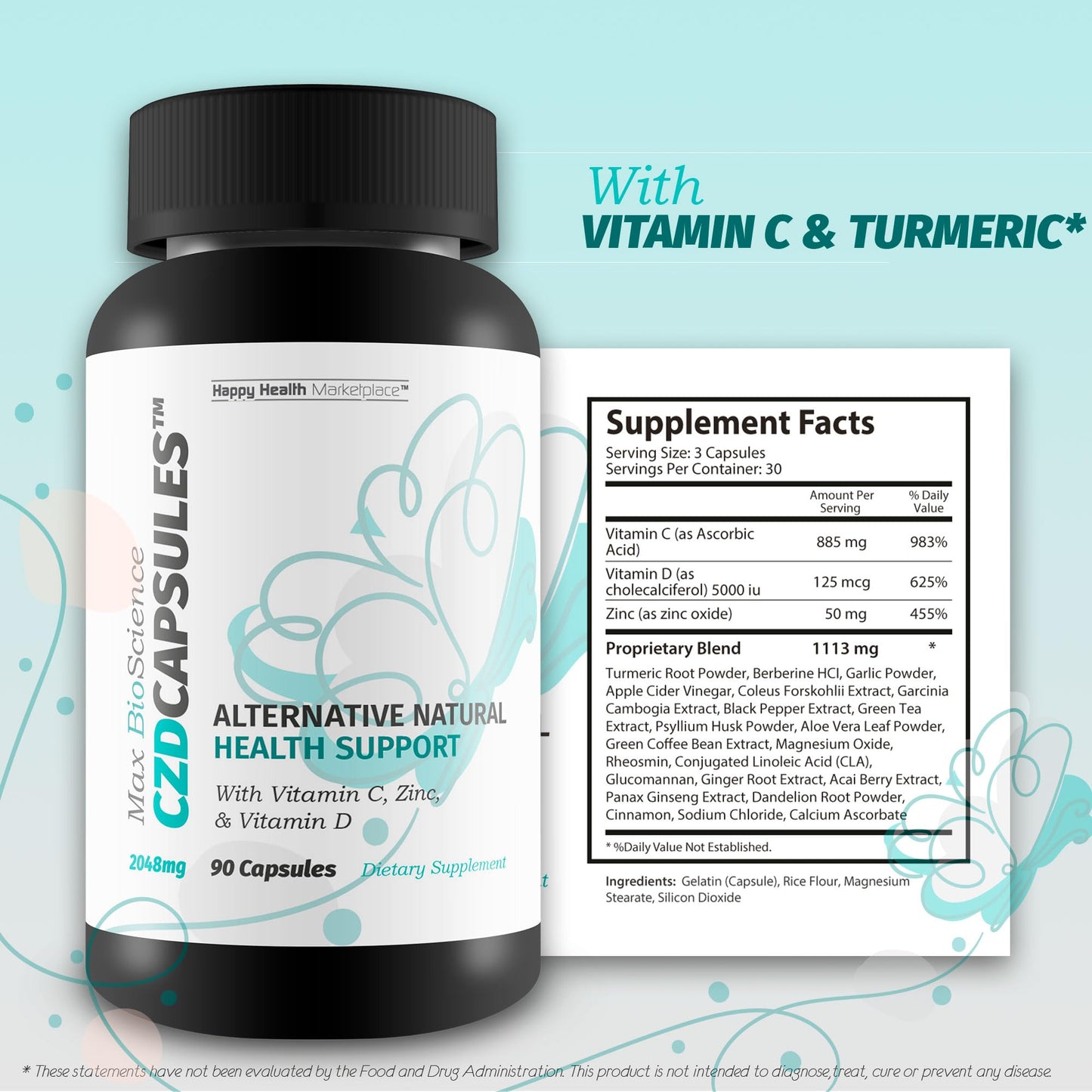 Happy Health Marketplace CDZ Vitamins Capsule 1 Count